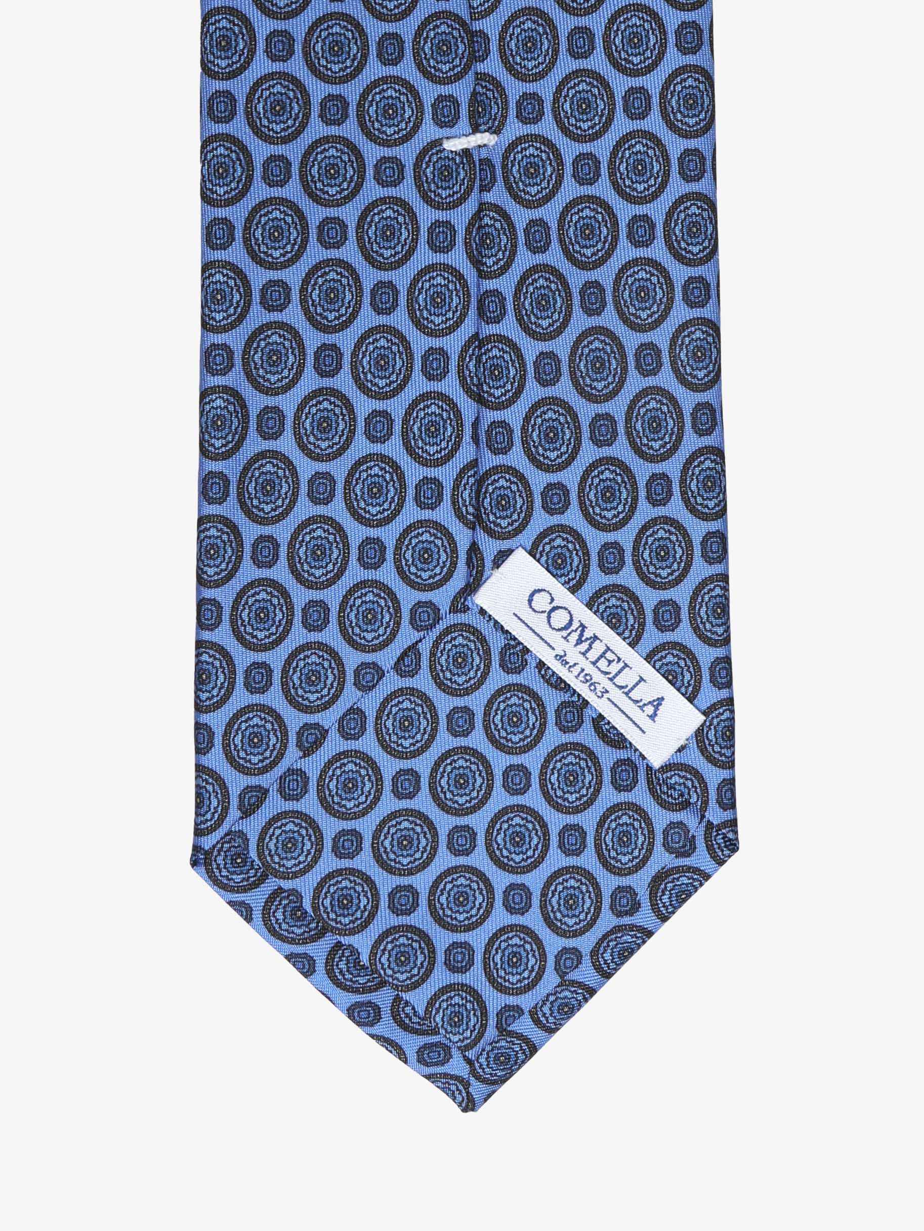 Cravatta con fantasia - Blu - Comella Sartoria