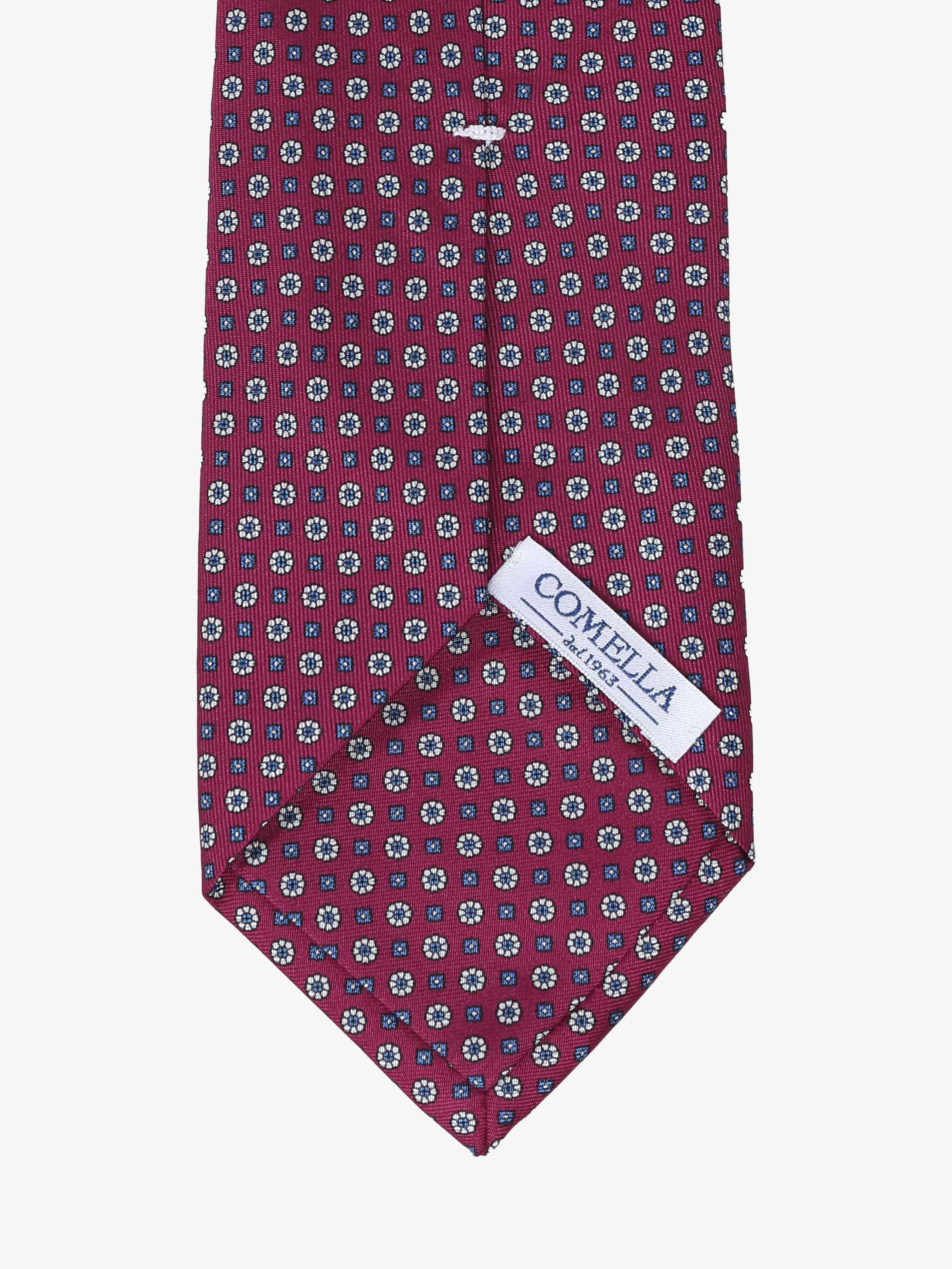 Cravatta con fantasia - Rossa