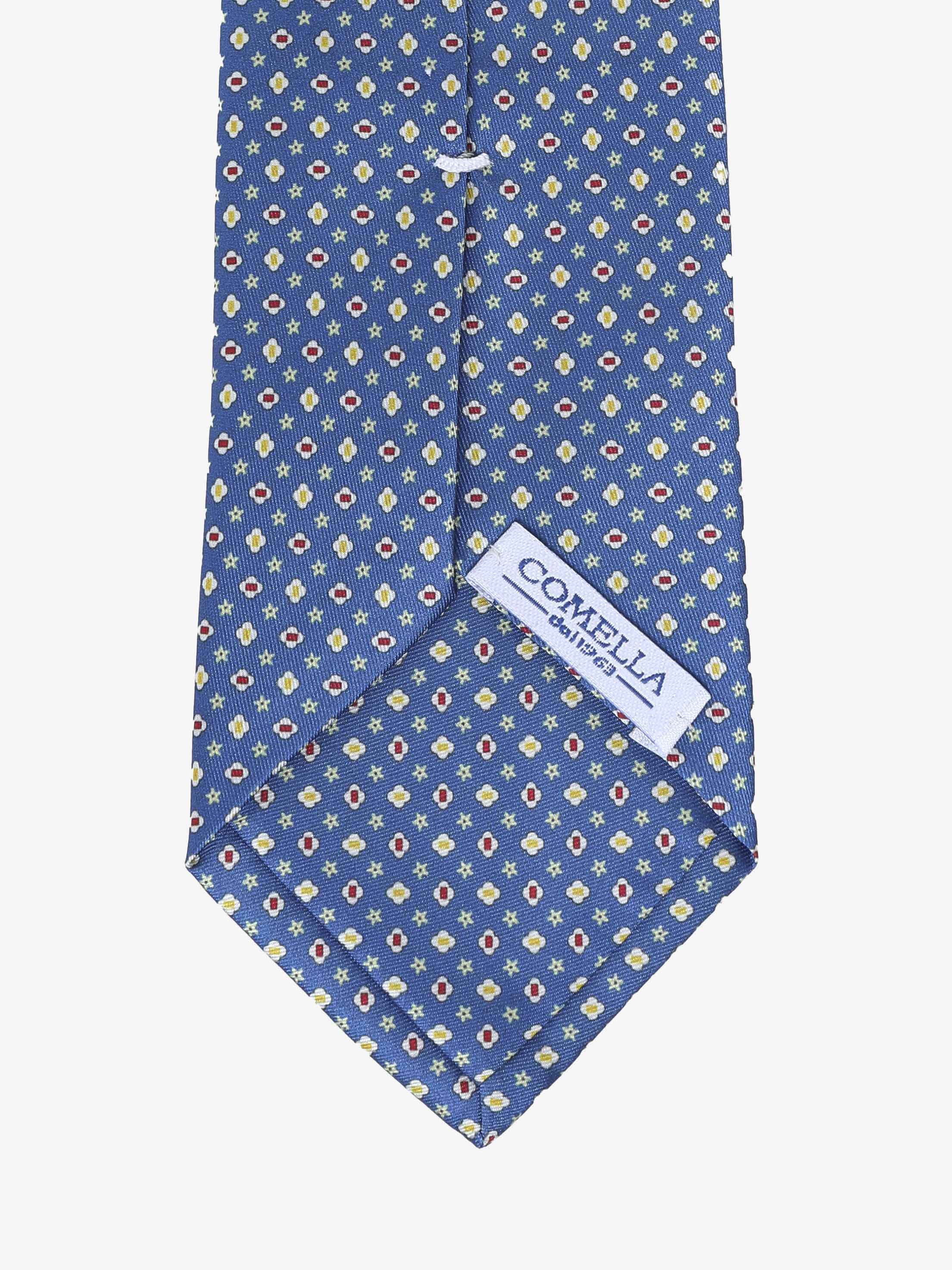 Cravatta con fantasia - Azzurra
