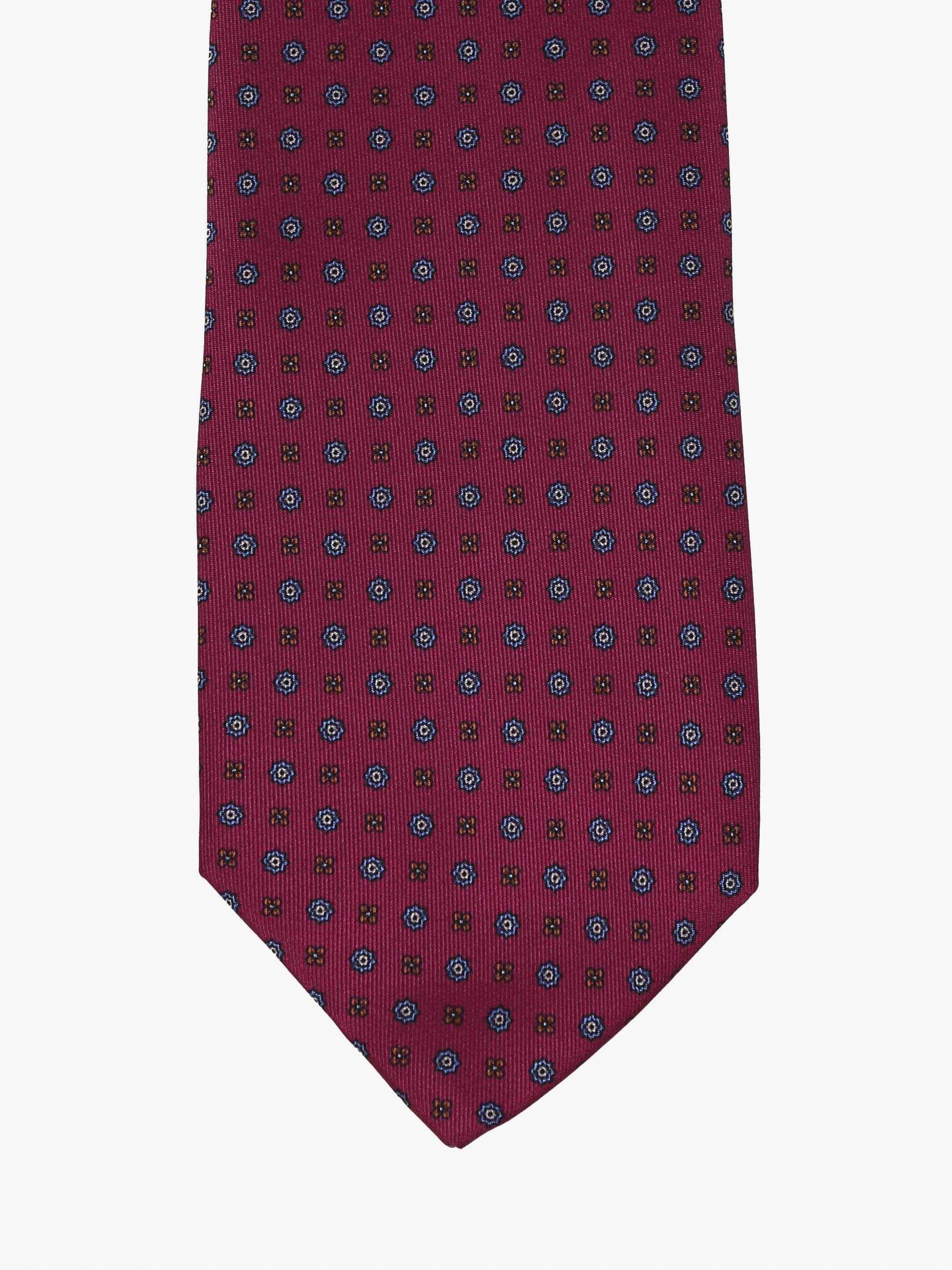 Cravatta con fantasia - Rossa