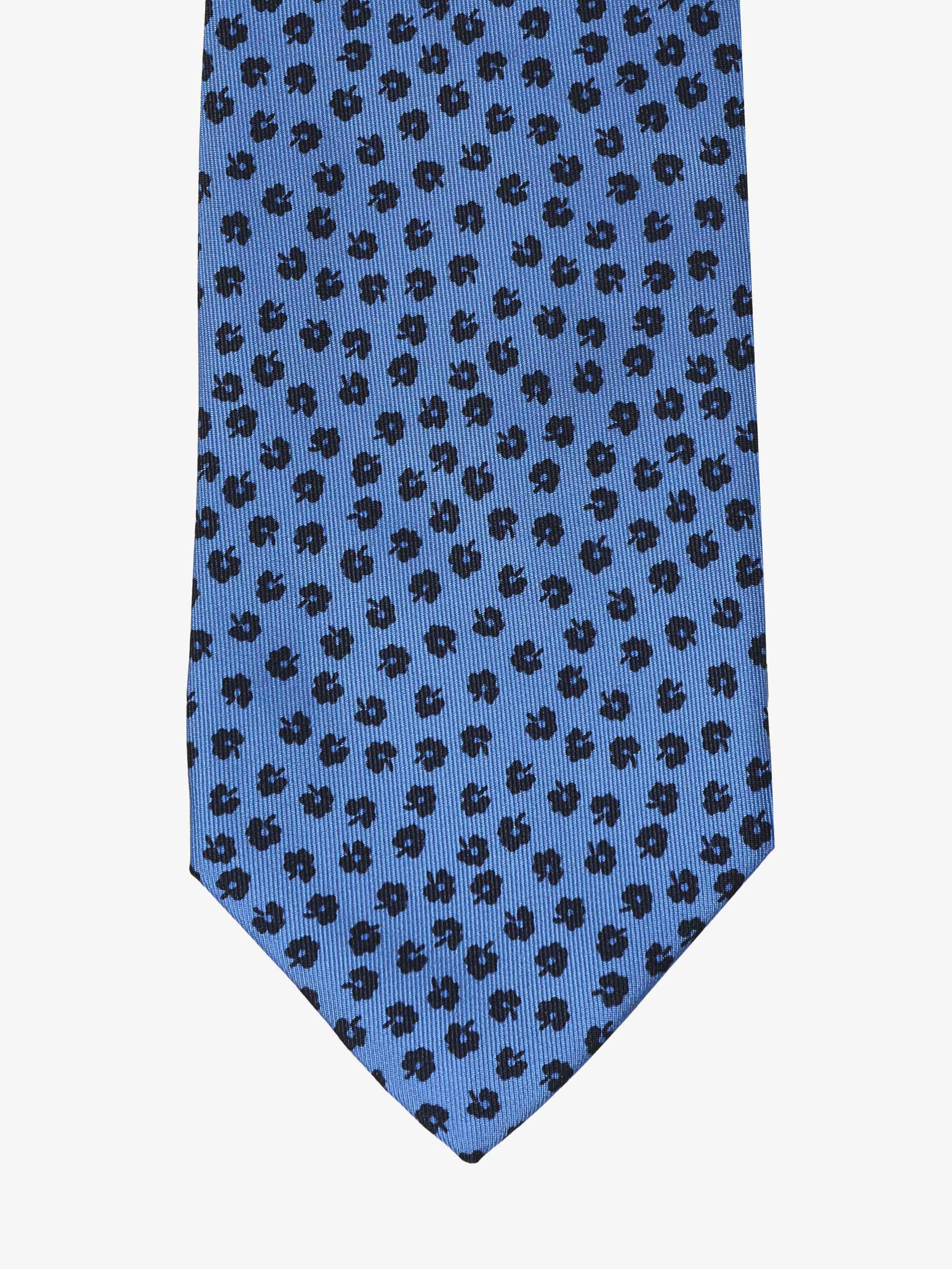 Cravatta con fantasia - Blu