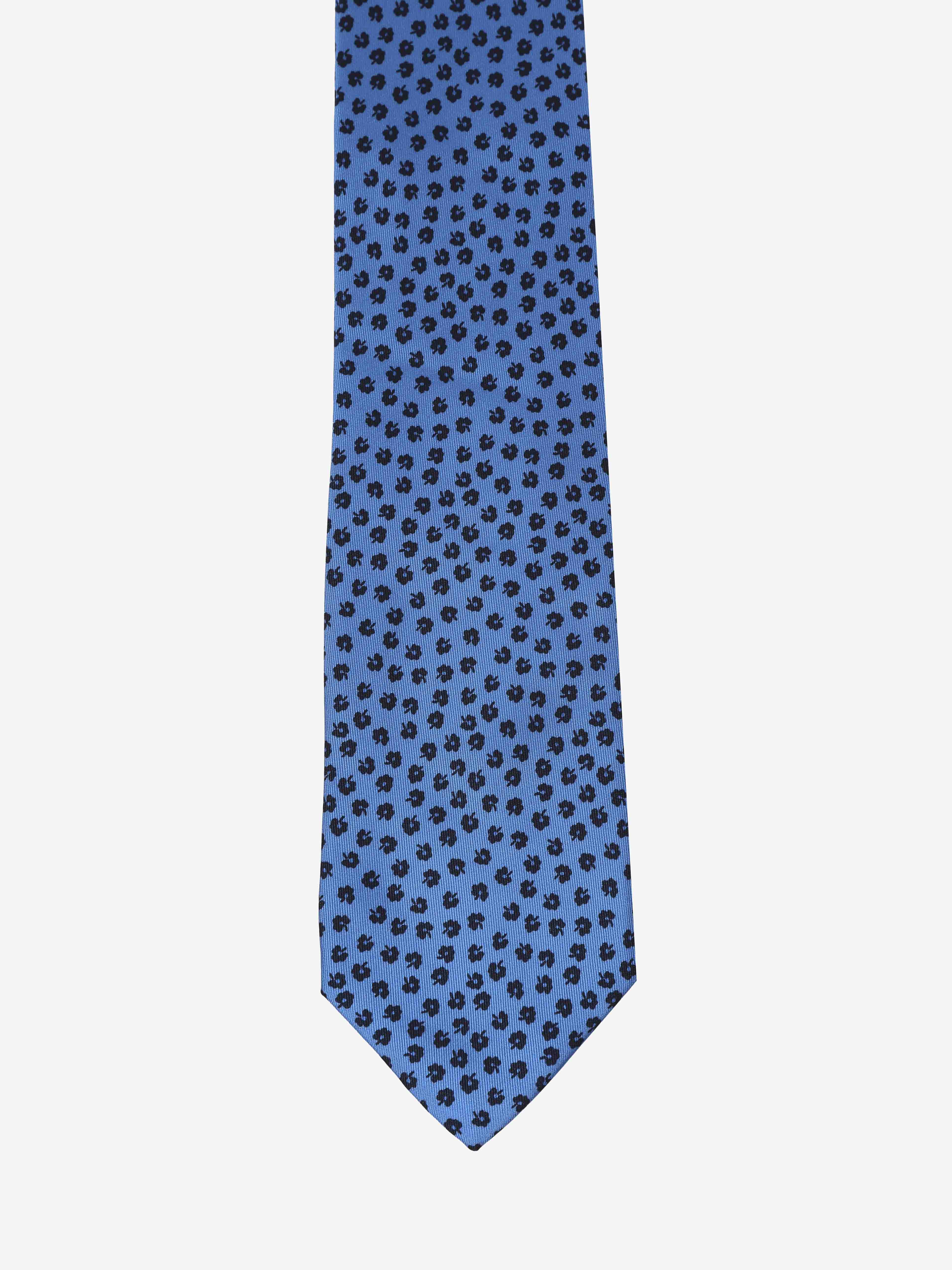 Cravatta con fantasia - Blu