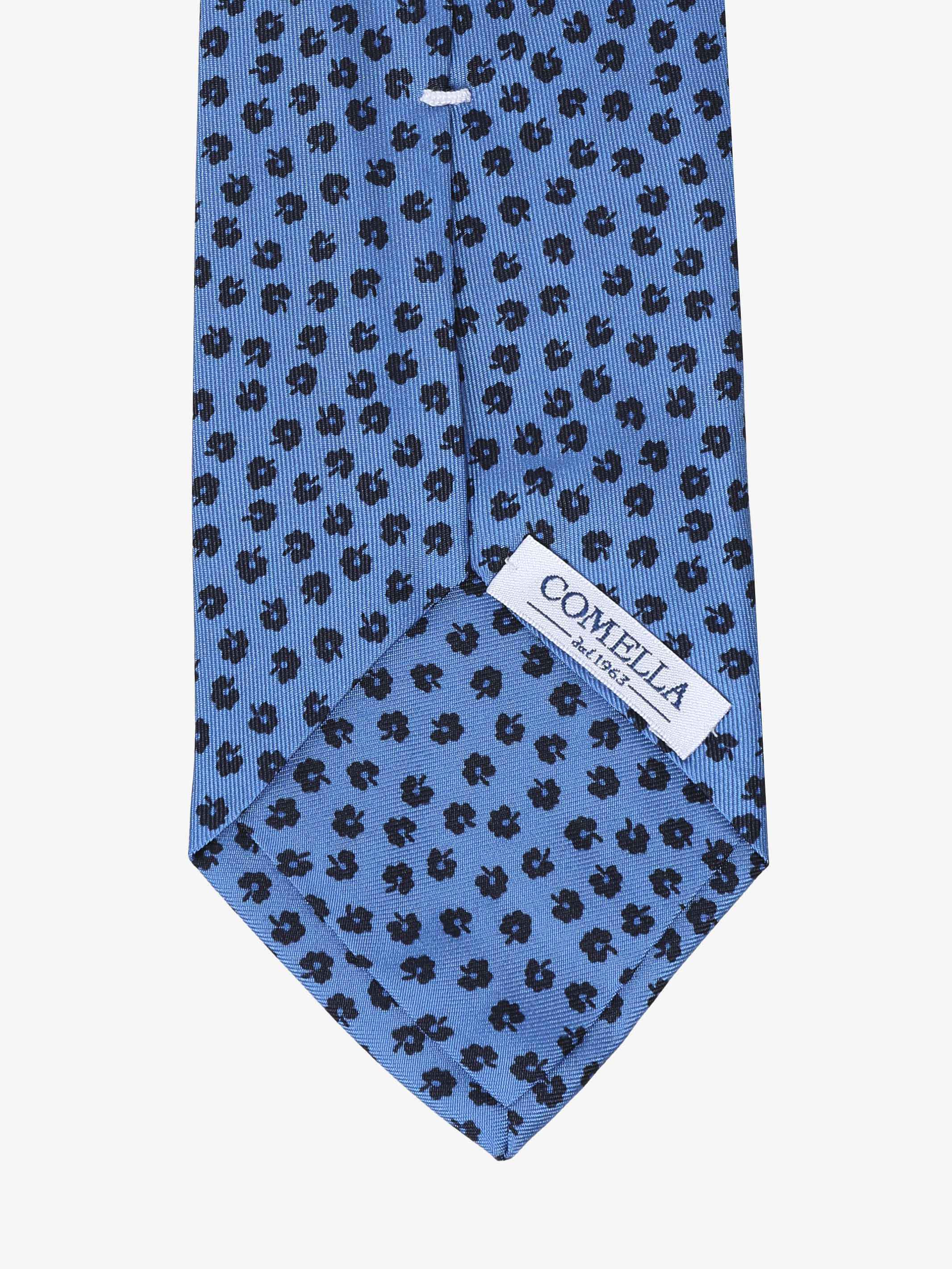 Cravatta con fantasia - Blu