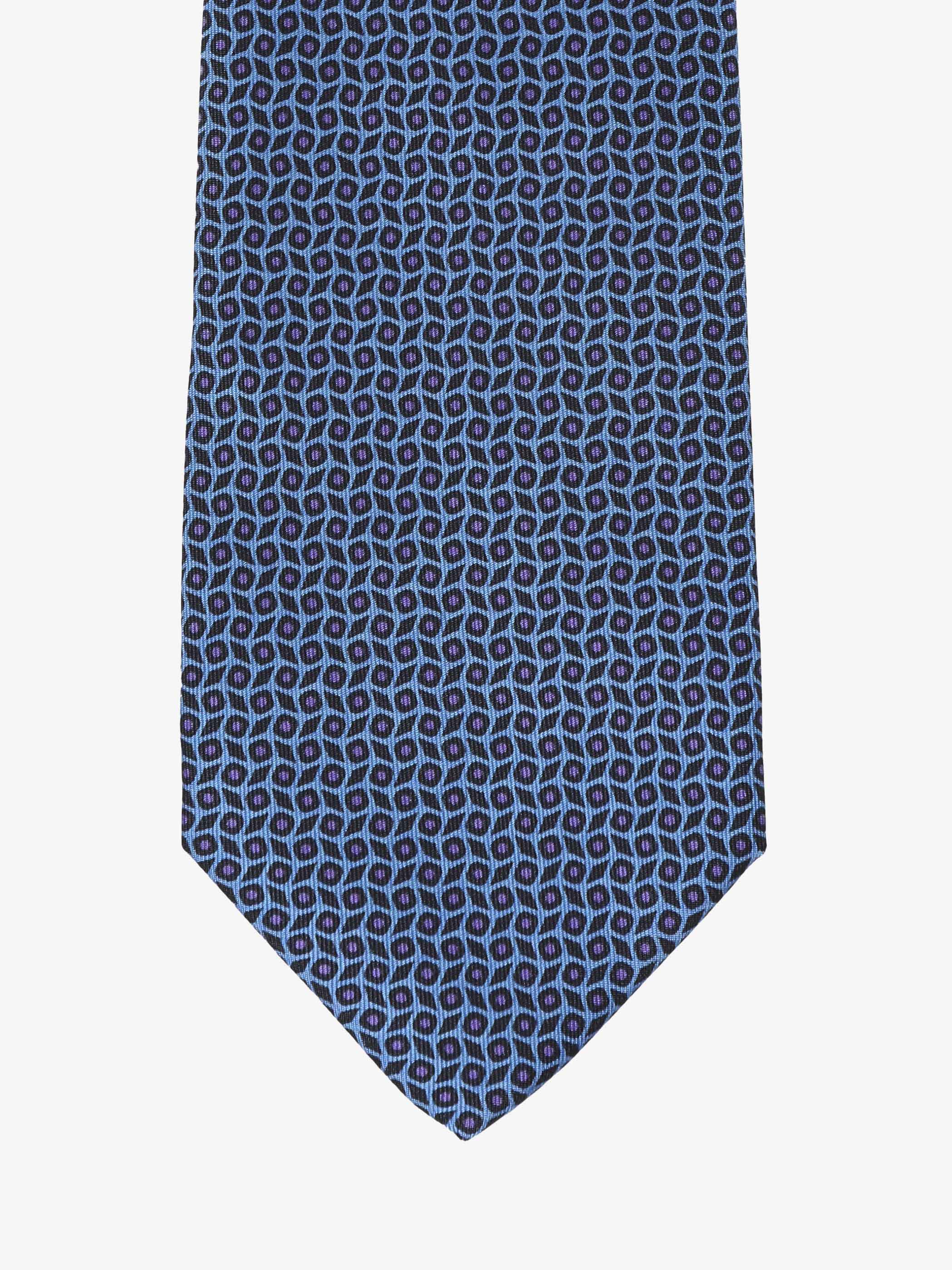 Cravatta con fantasia - Blu