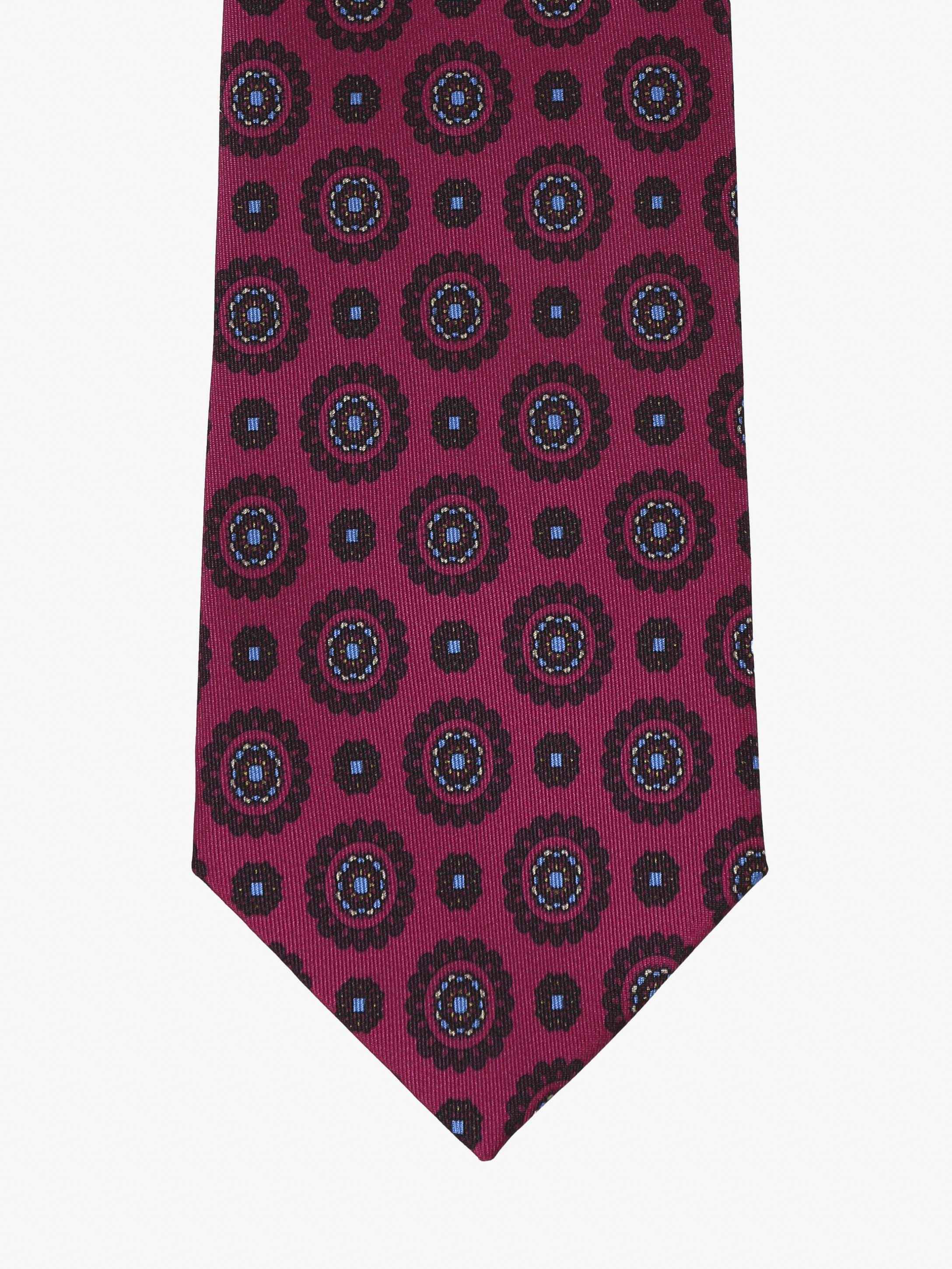 Cravatta con fantasia - Rossa