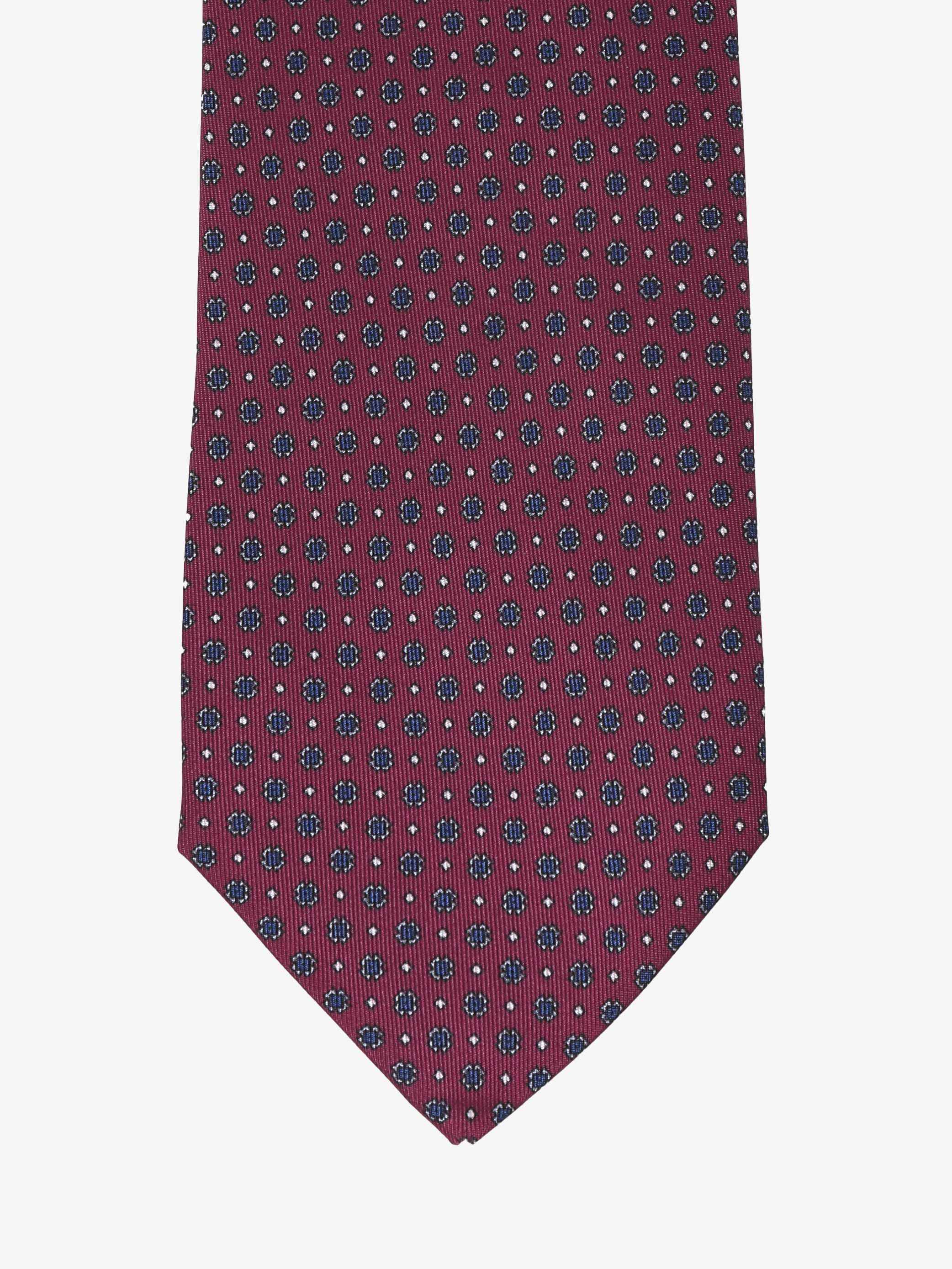 Cravatta con fantasia - Rossa