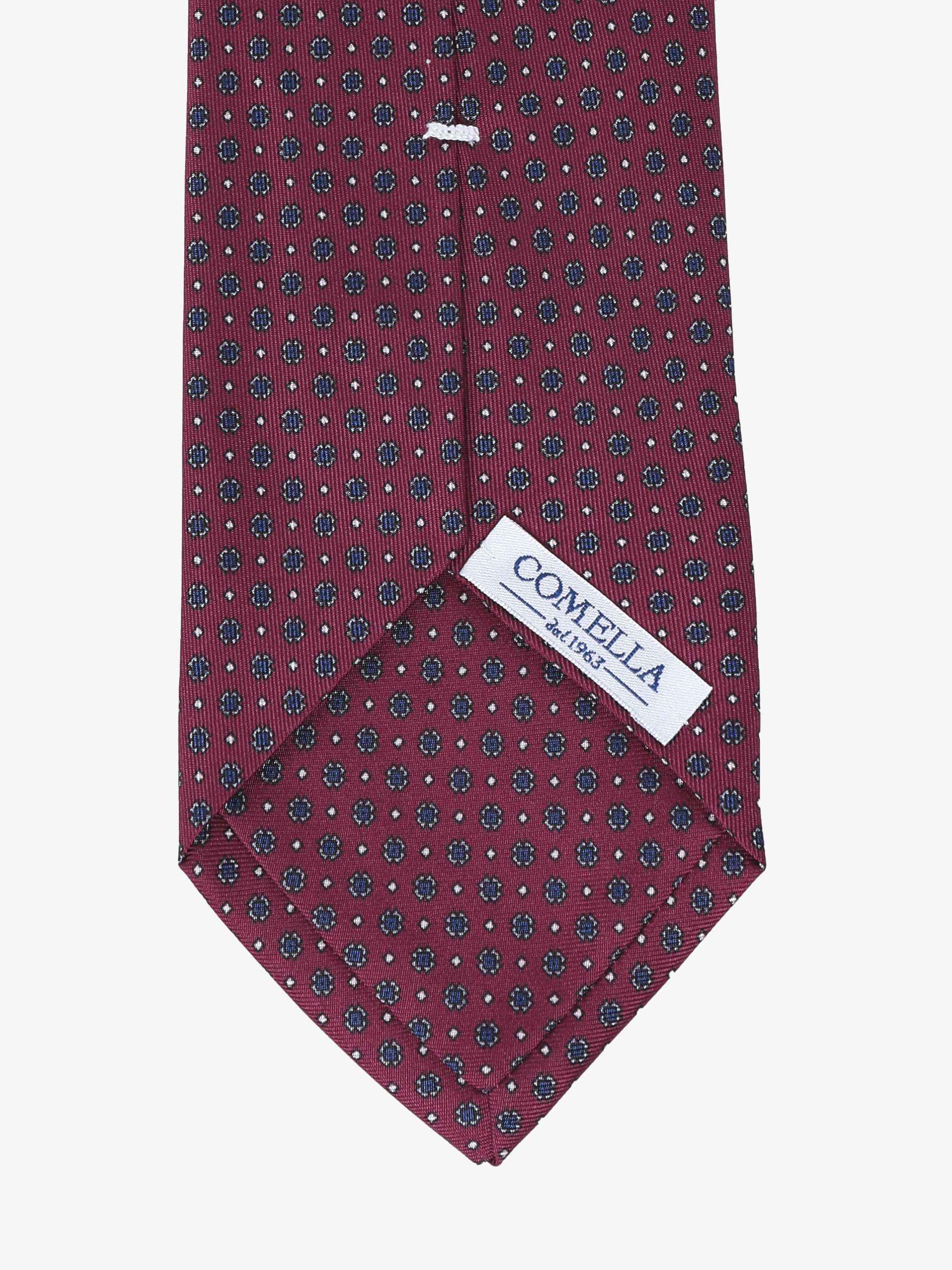 Cravatta con fantasia - Rossa