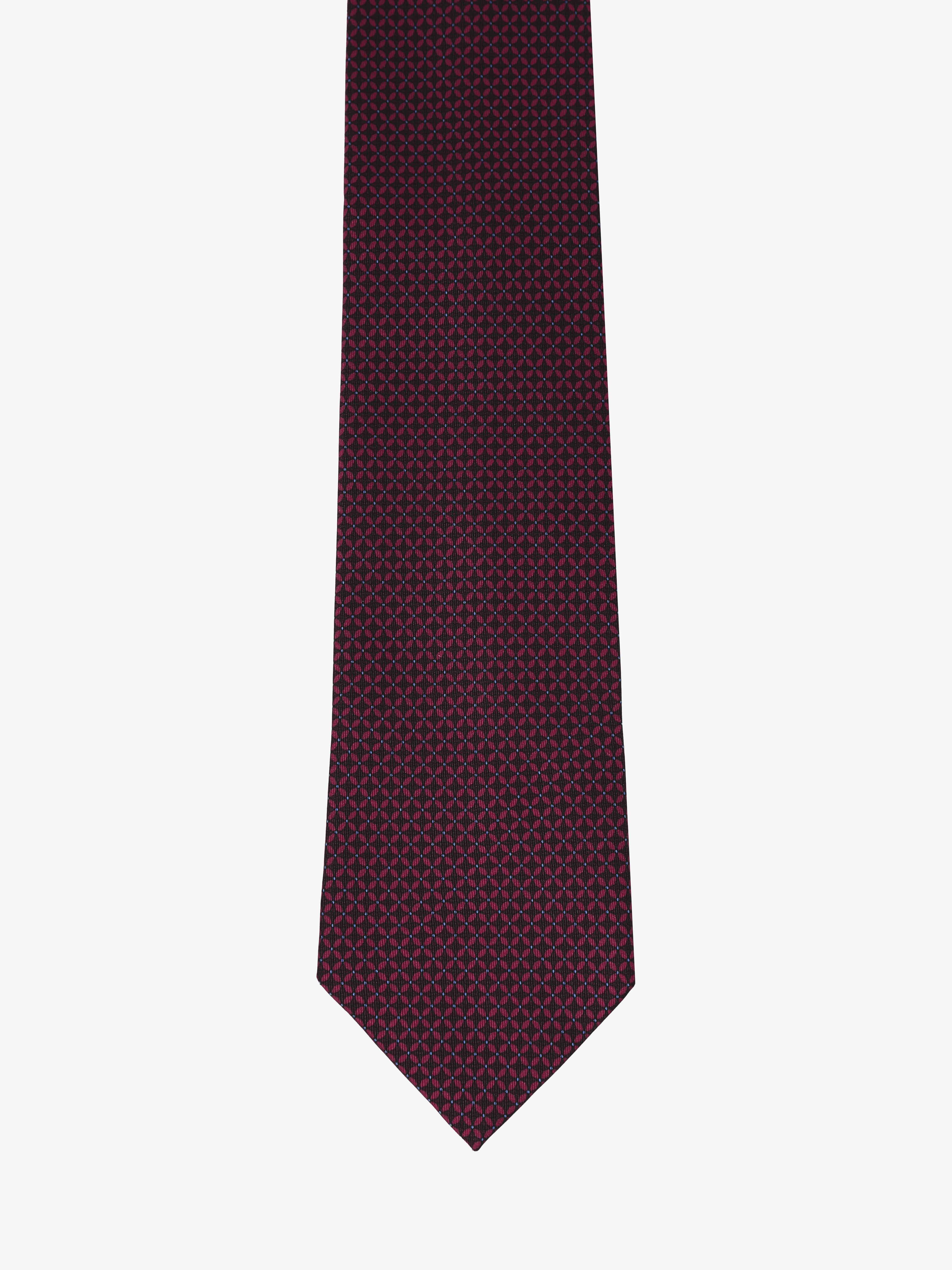Cravatta con fantasia - Rossa
