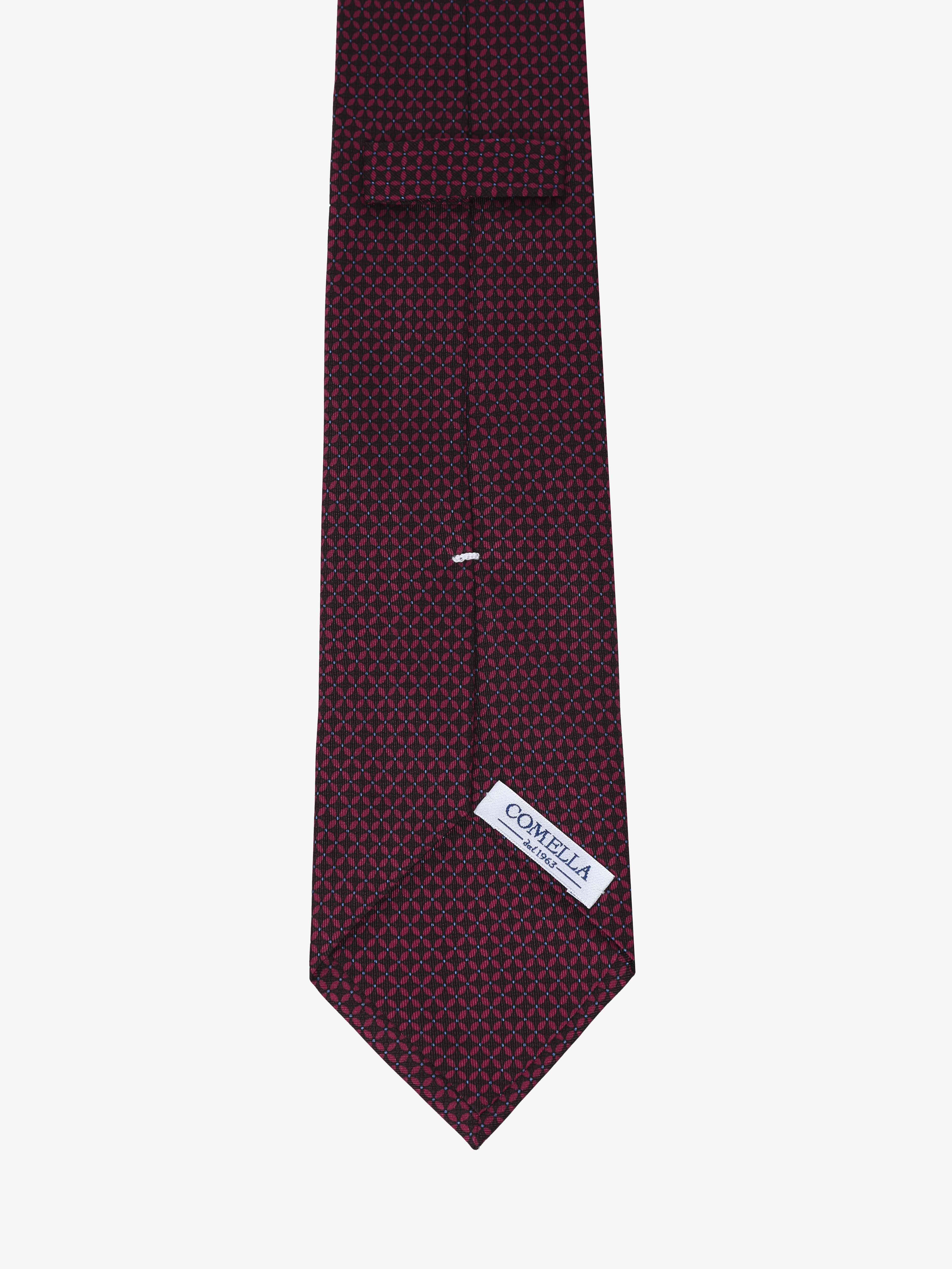 Cravatta con fantasia - Rossa