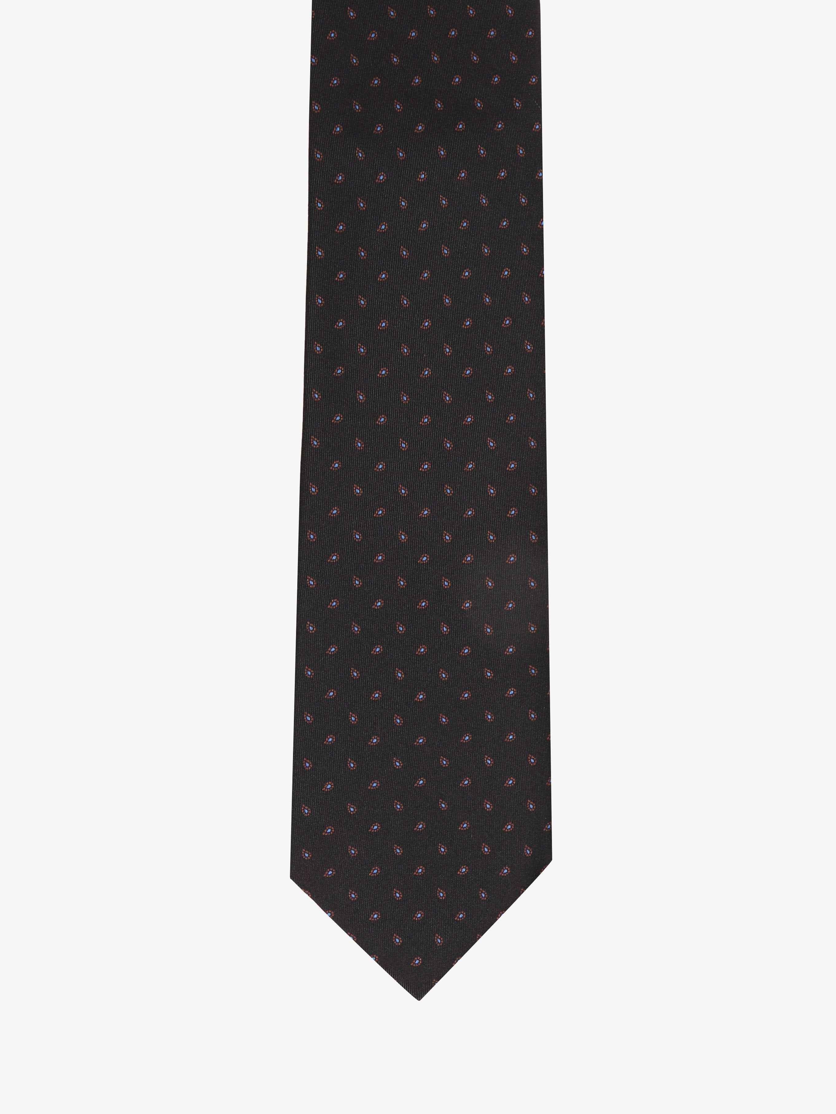 Cravatta con fantasia - Blu Scuro - Comella Sartoria