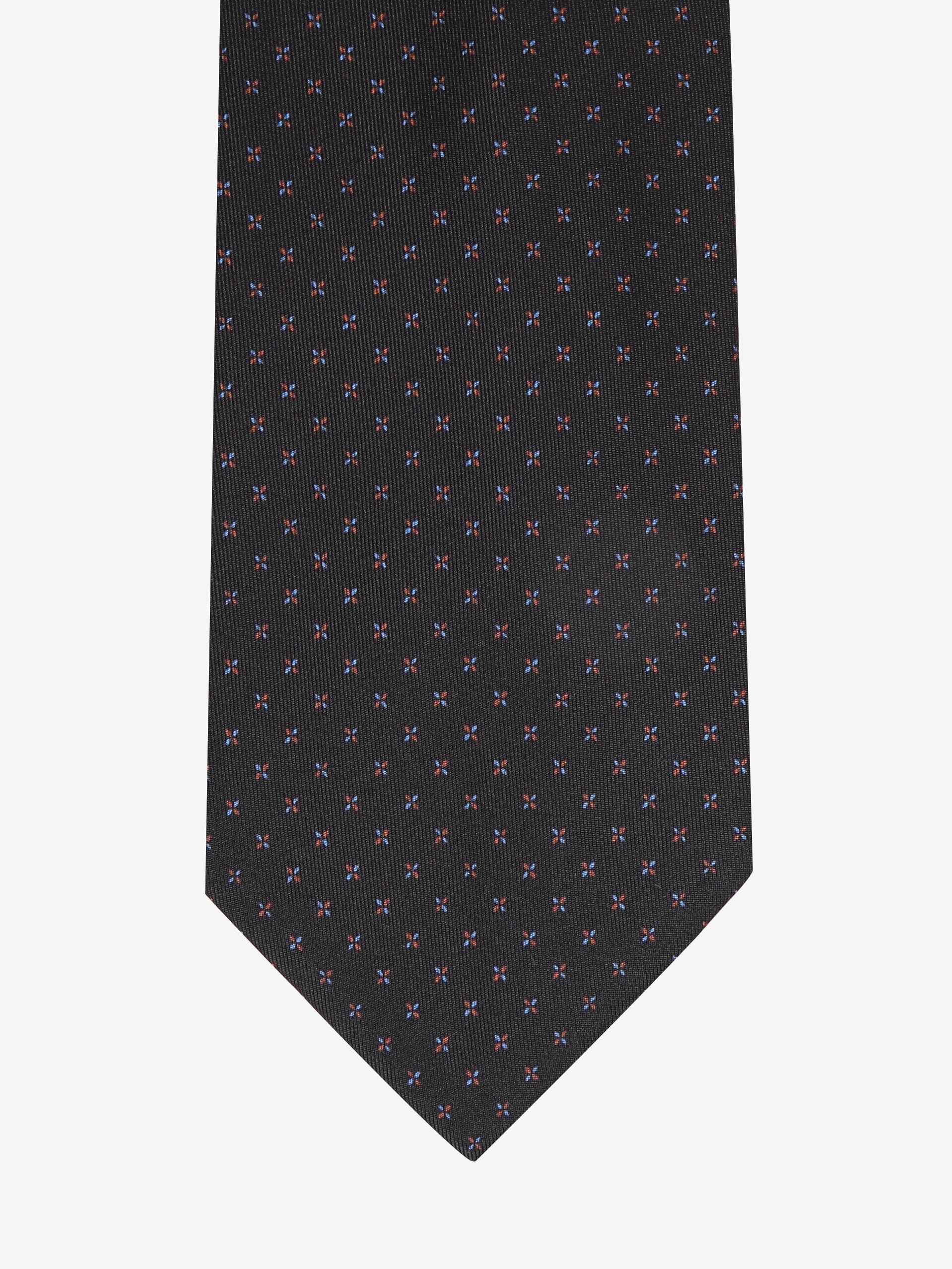 Cravatta con fantasia - Blu Scuro - Comella Sartoria