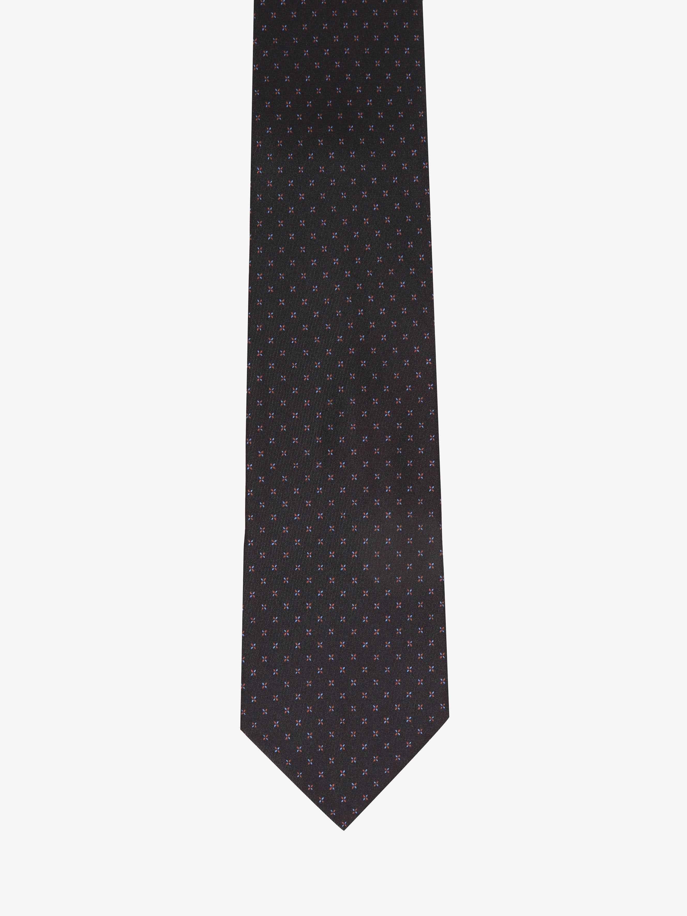 Cravatta con fantasia - Blu Scuro - Comella Sartoria