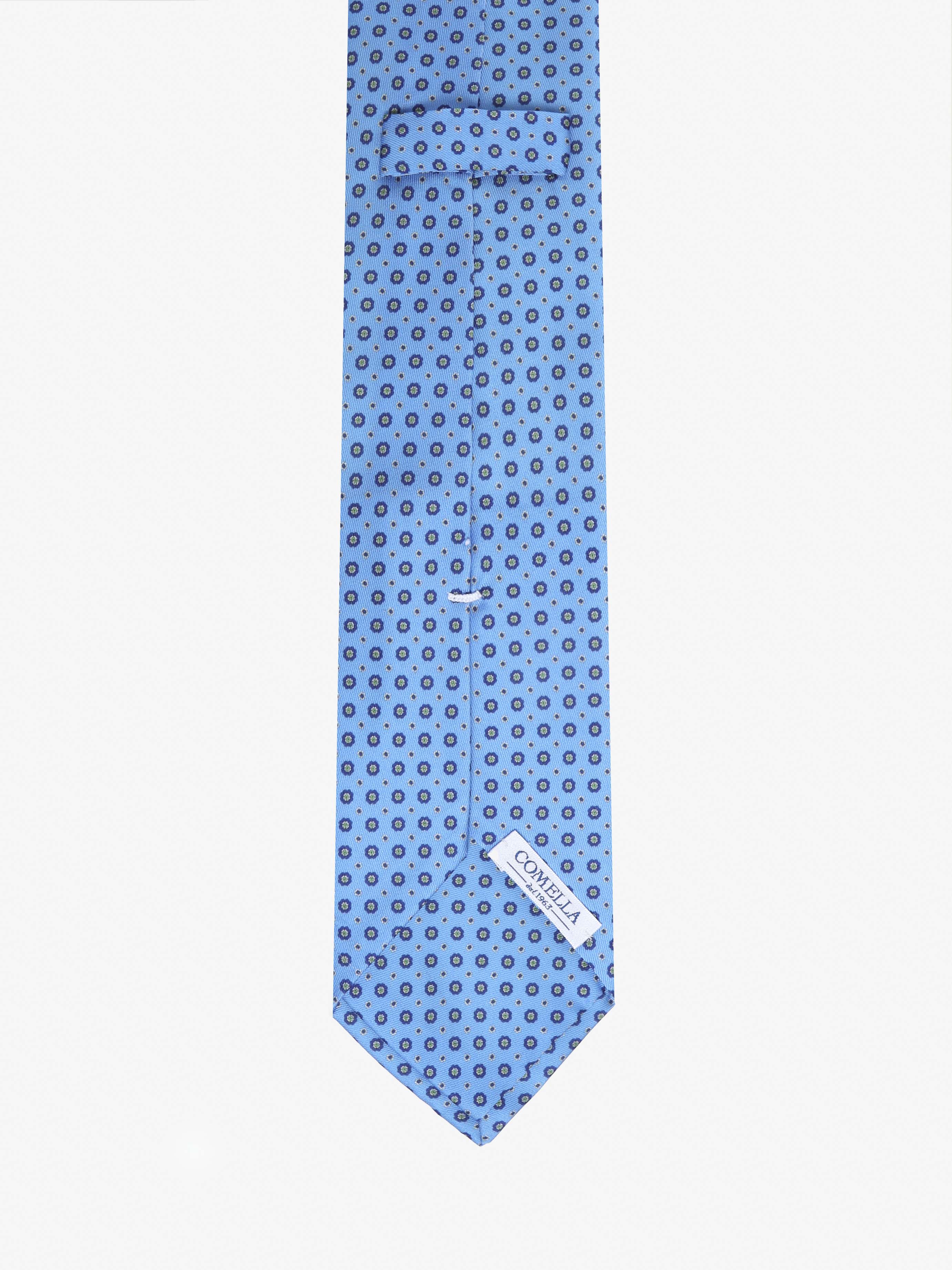Cravatta con fantasia - Azzurra