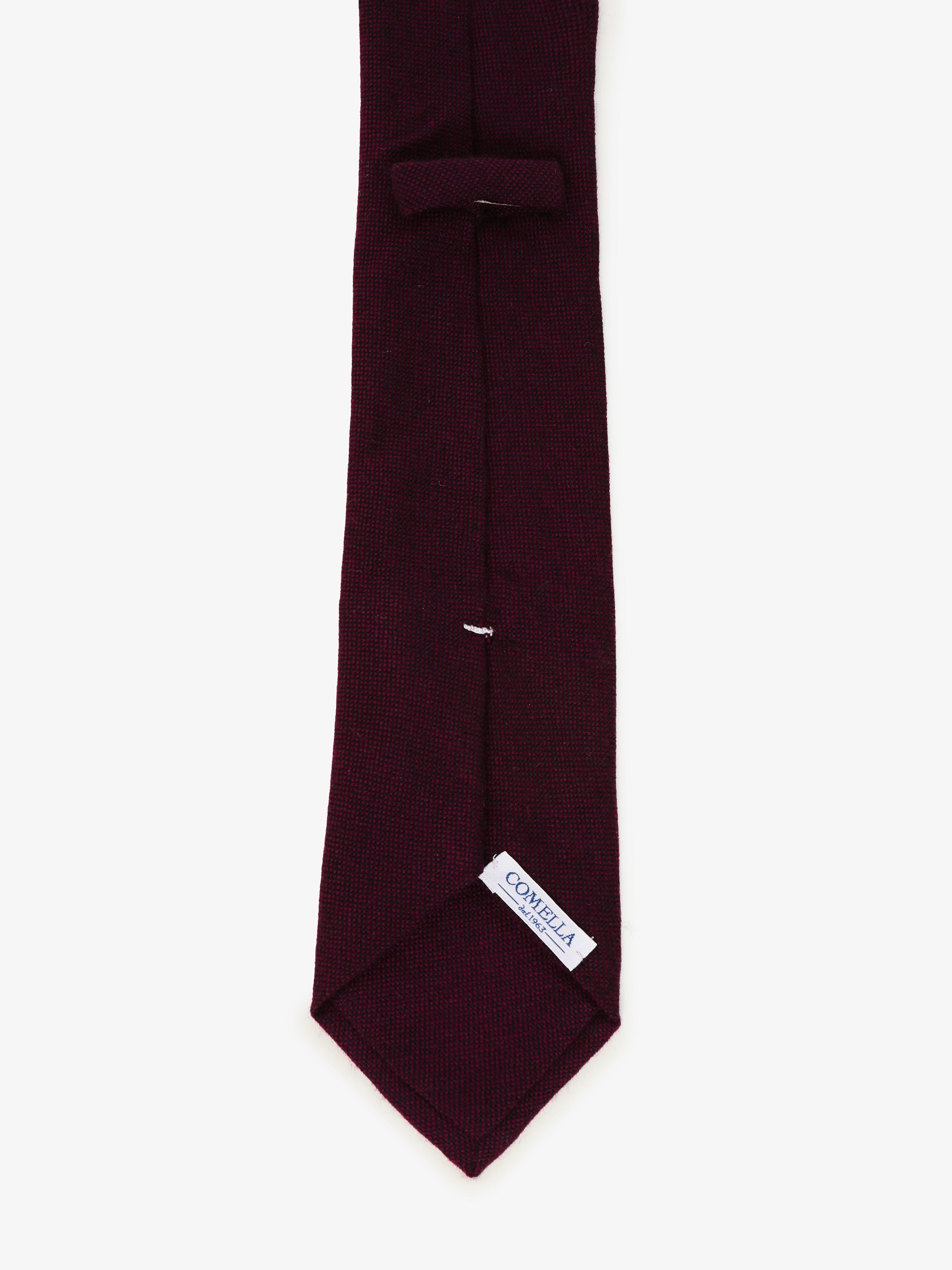 Cravatta in Cashmere - Prugna - Comella Sartoria