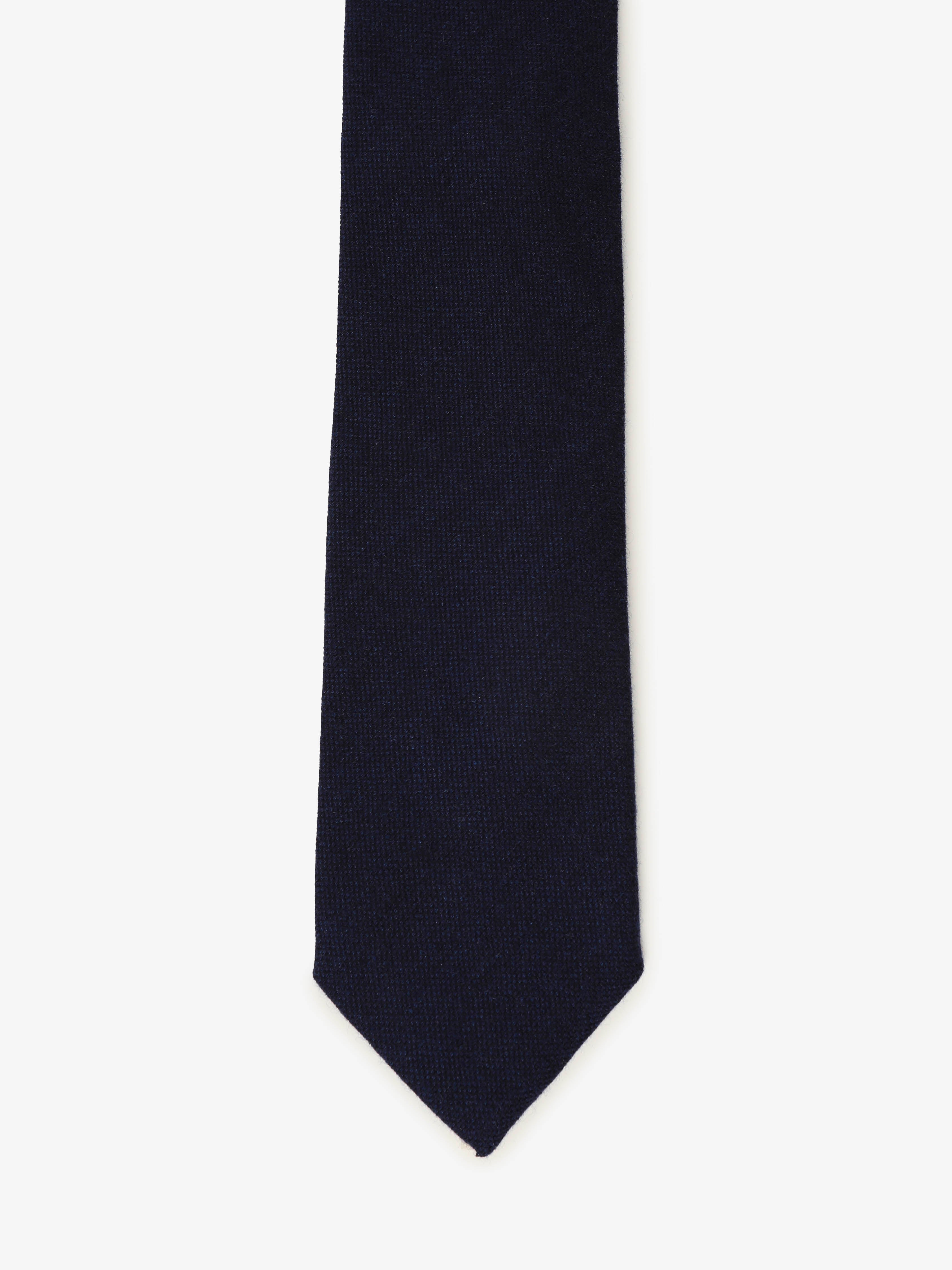 Cravatta in Cashmere - Blu Scura