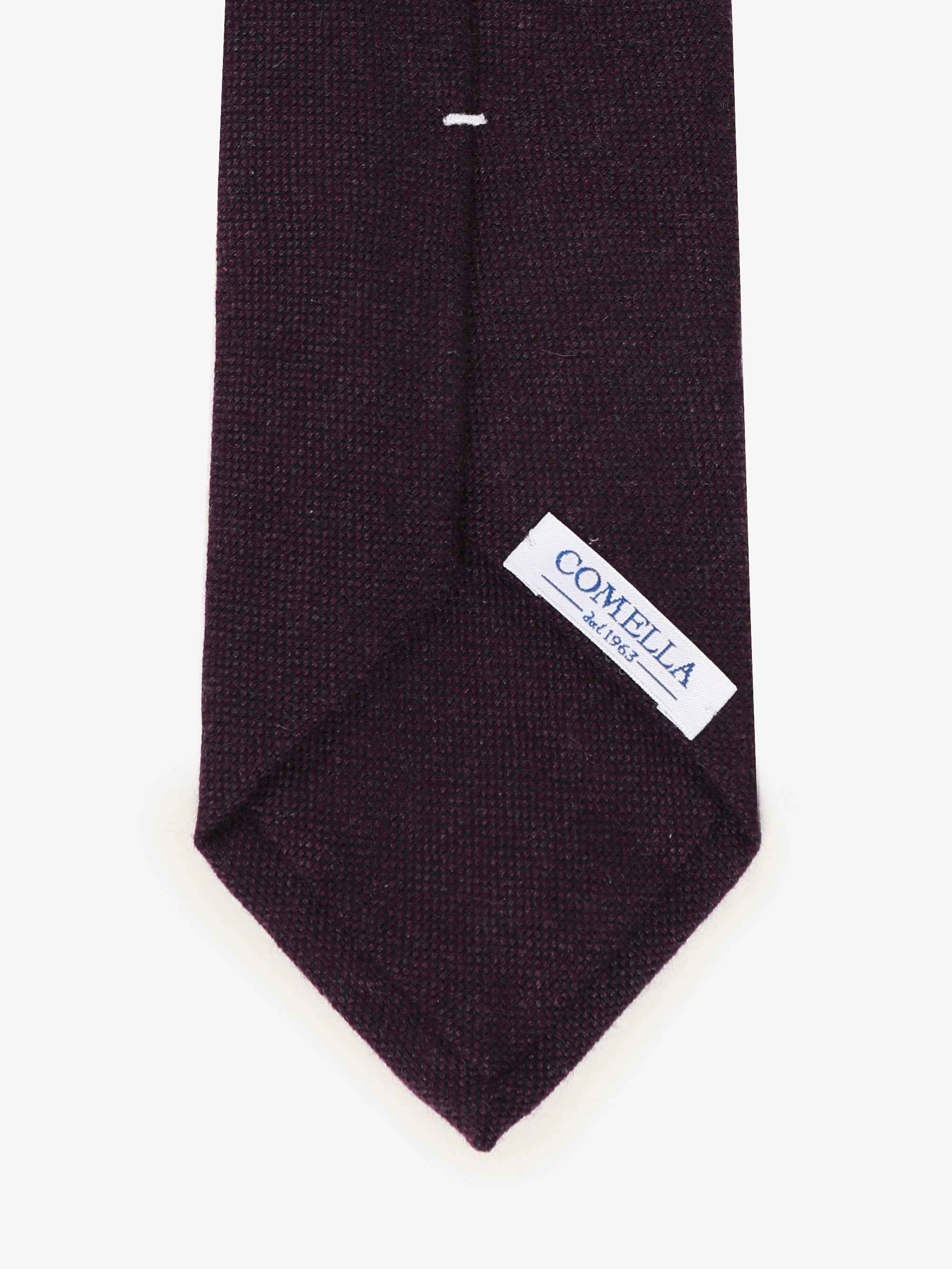 Cravatta in Cashmere - Bordeaux - Comella Sartoria