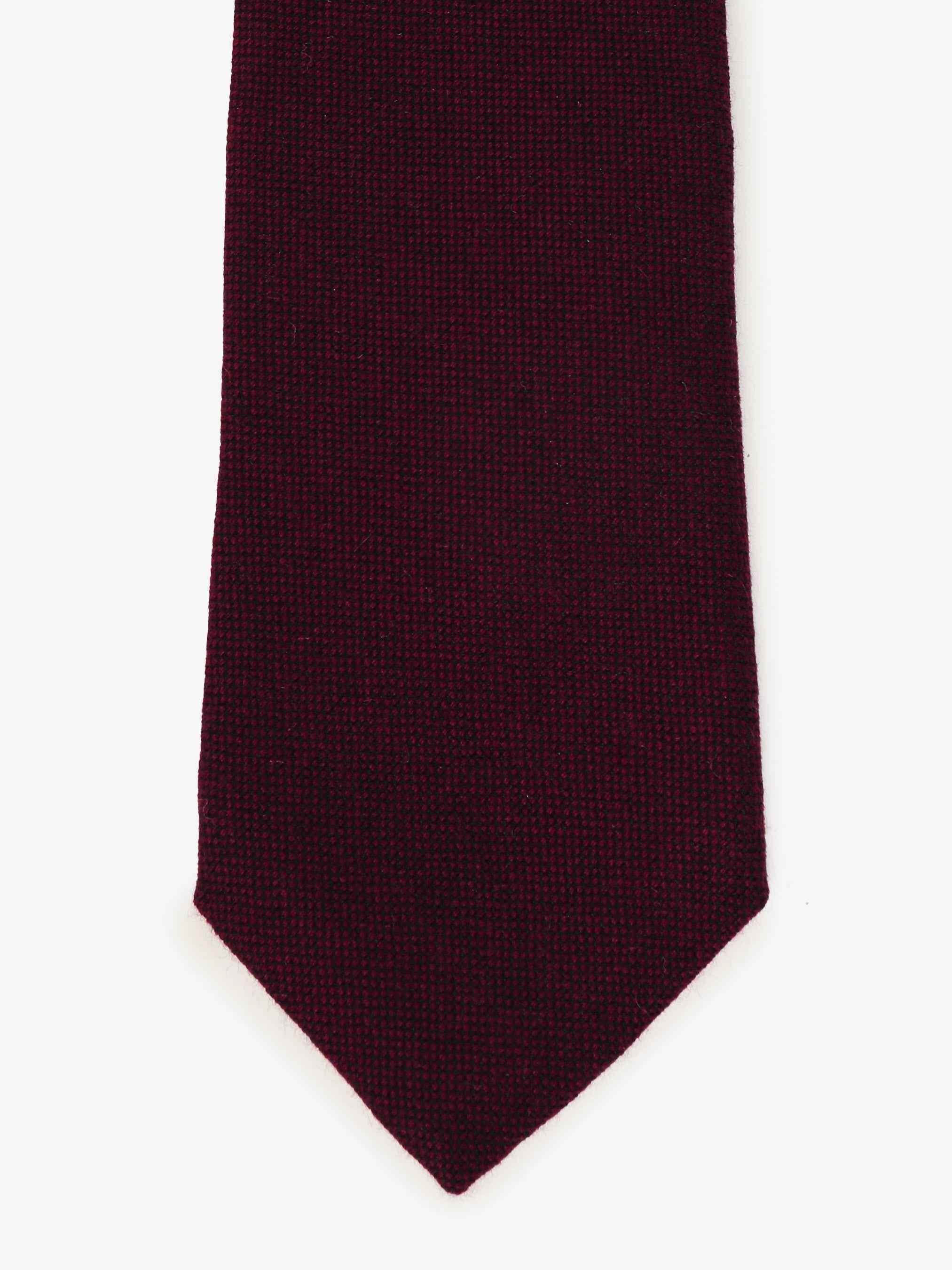 Cravatta in Cashmere - Prugna - Comella Sartoria