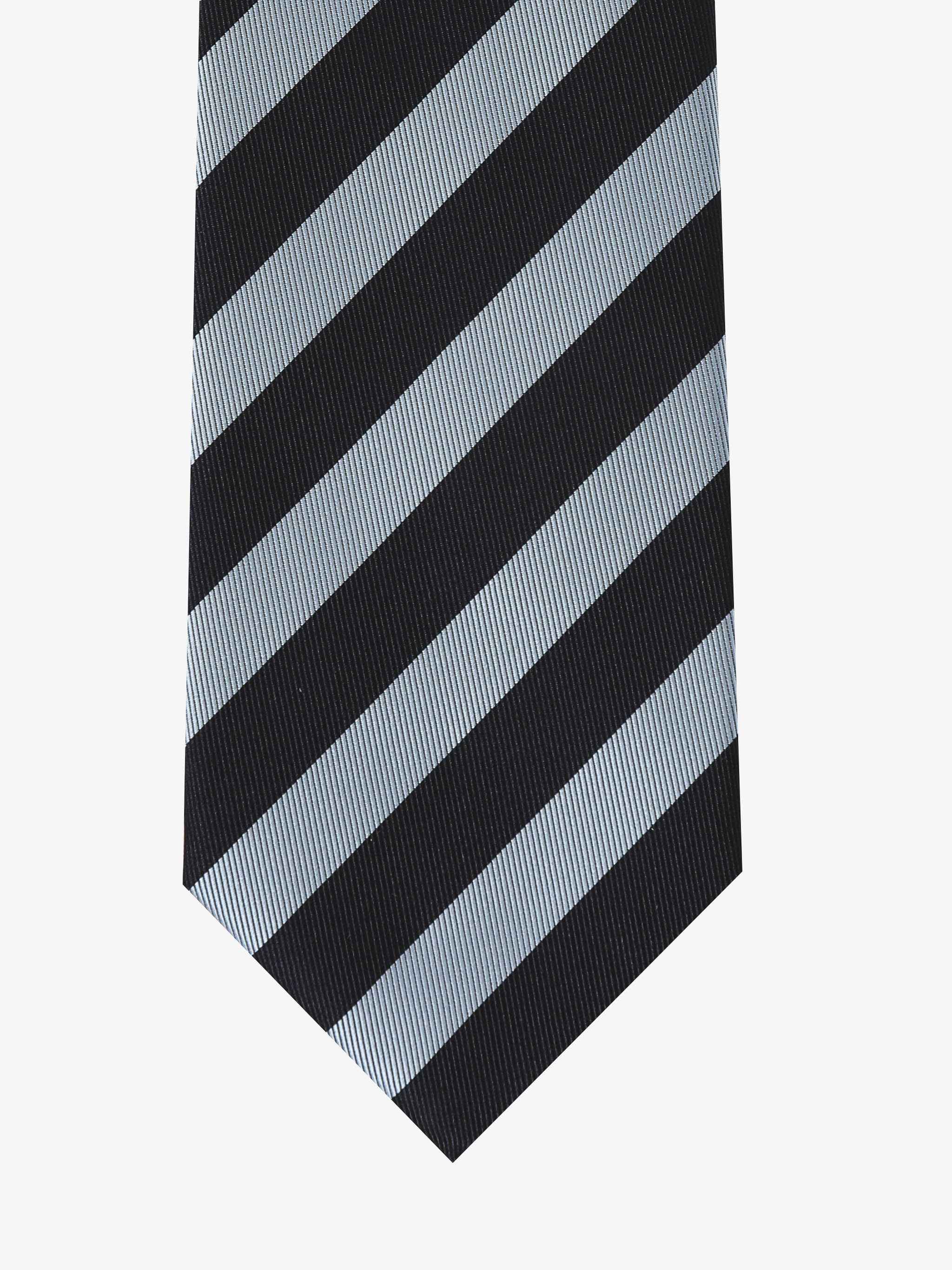 Cravatta a Strisce - Blu & Azzurra - Comella Sartoria