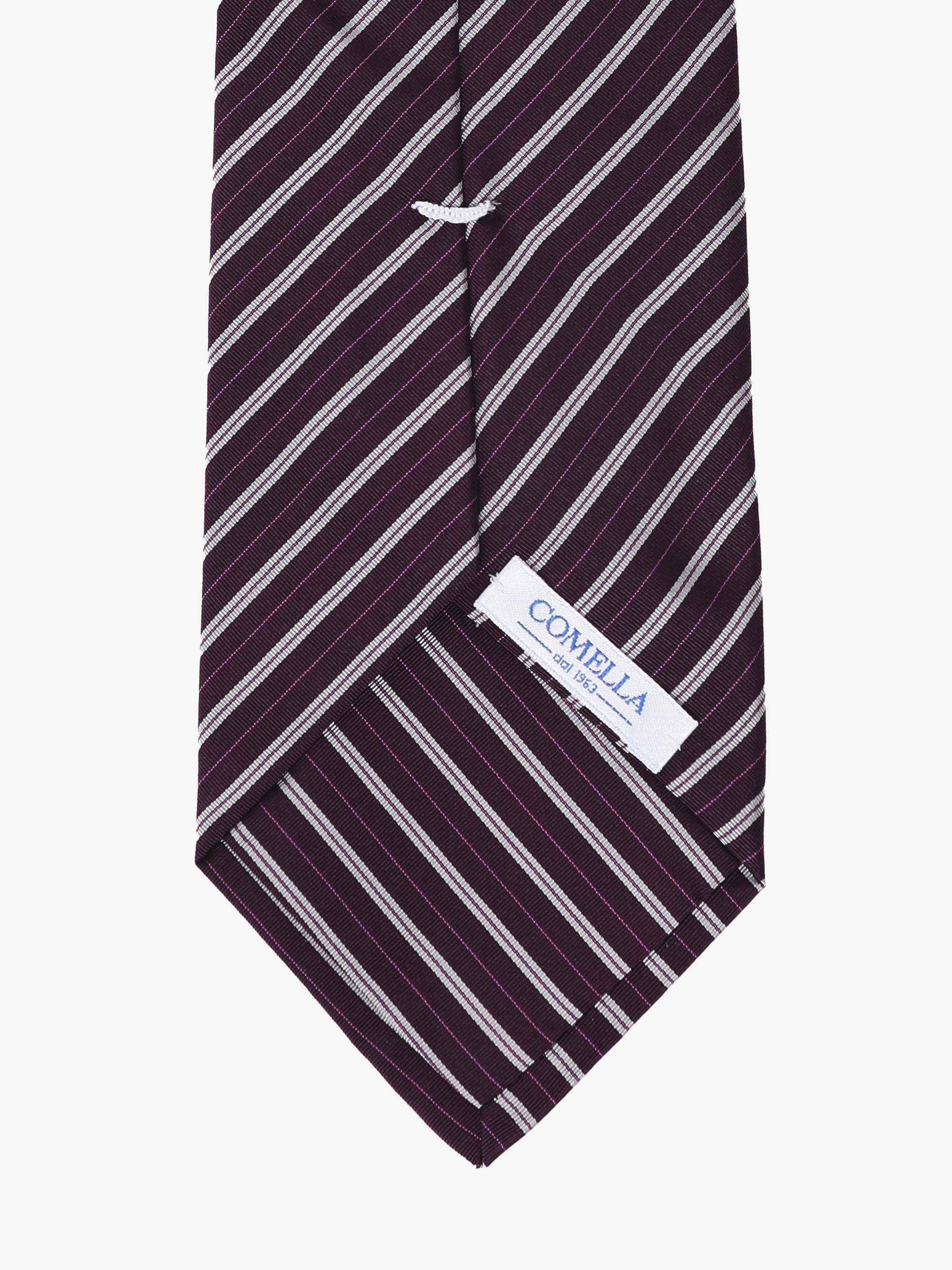 Cravatta Sartoriale - Bianca & Rossa - Comella Sartoria