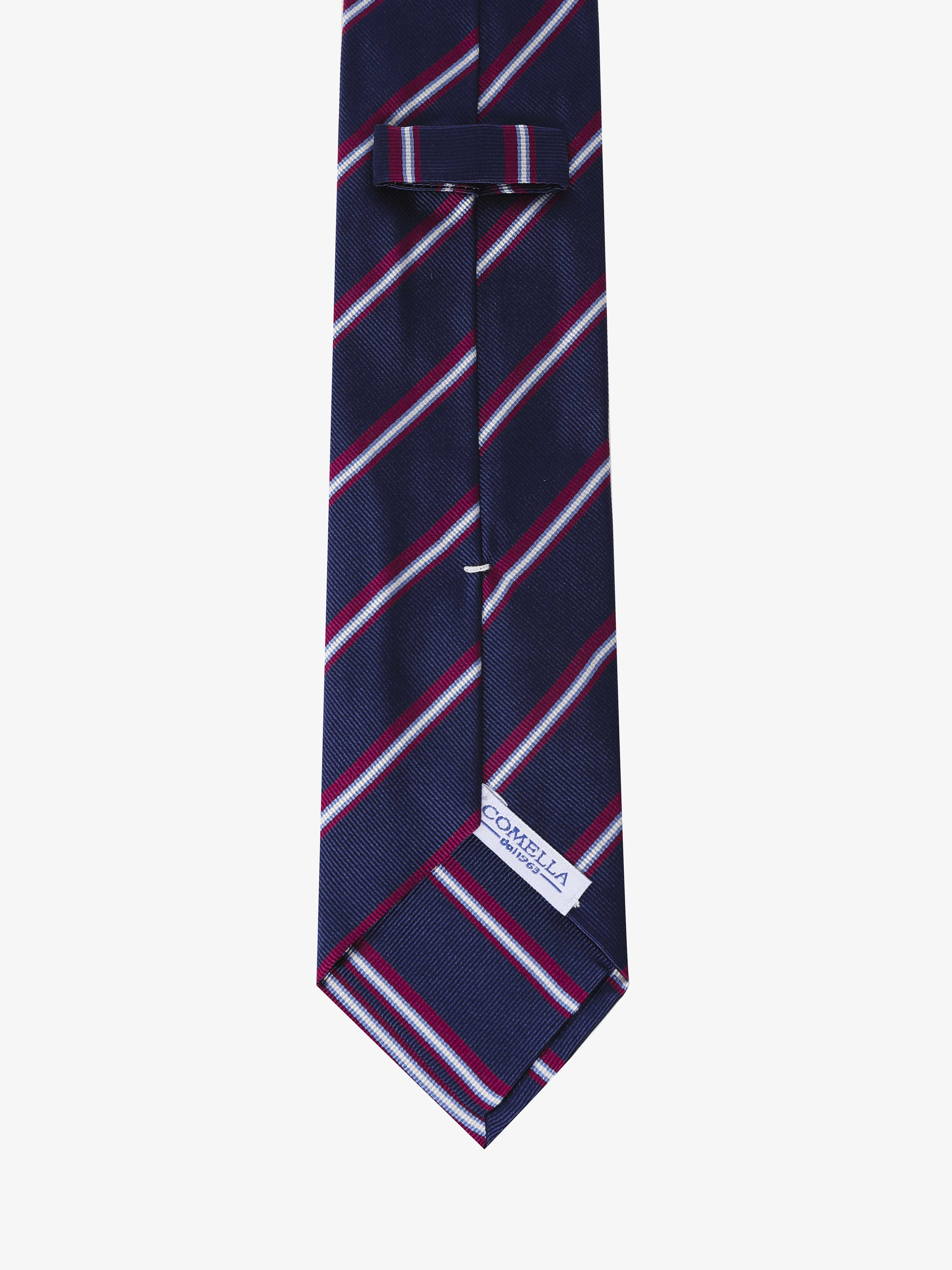 Cravatta Sartoriale - Blu, Rossa & Azzurra