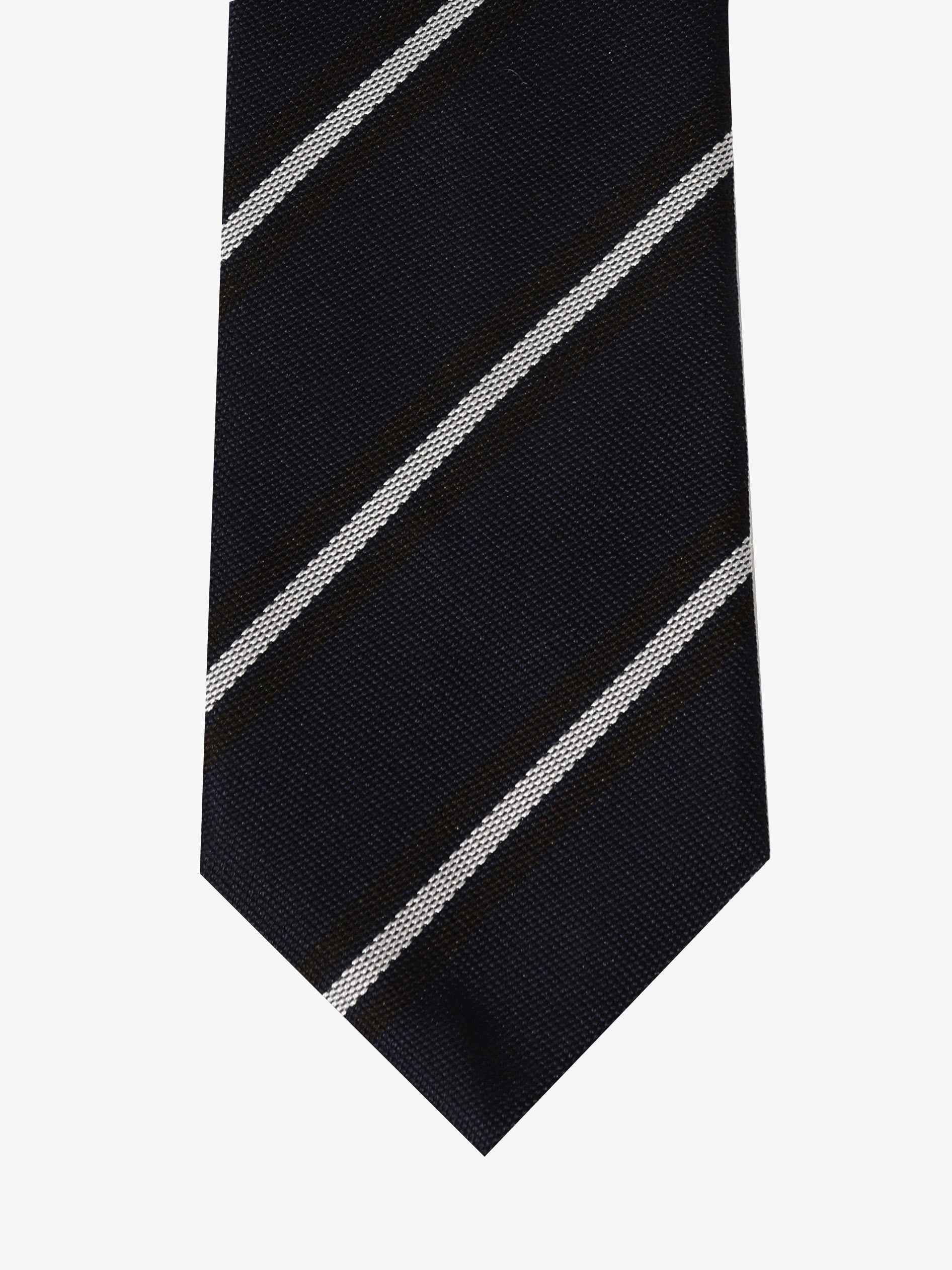 Cravatta Sartoriale - Blu & Bianca - Comella Sartoria