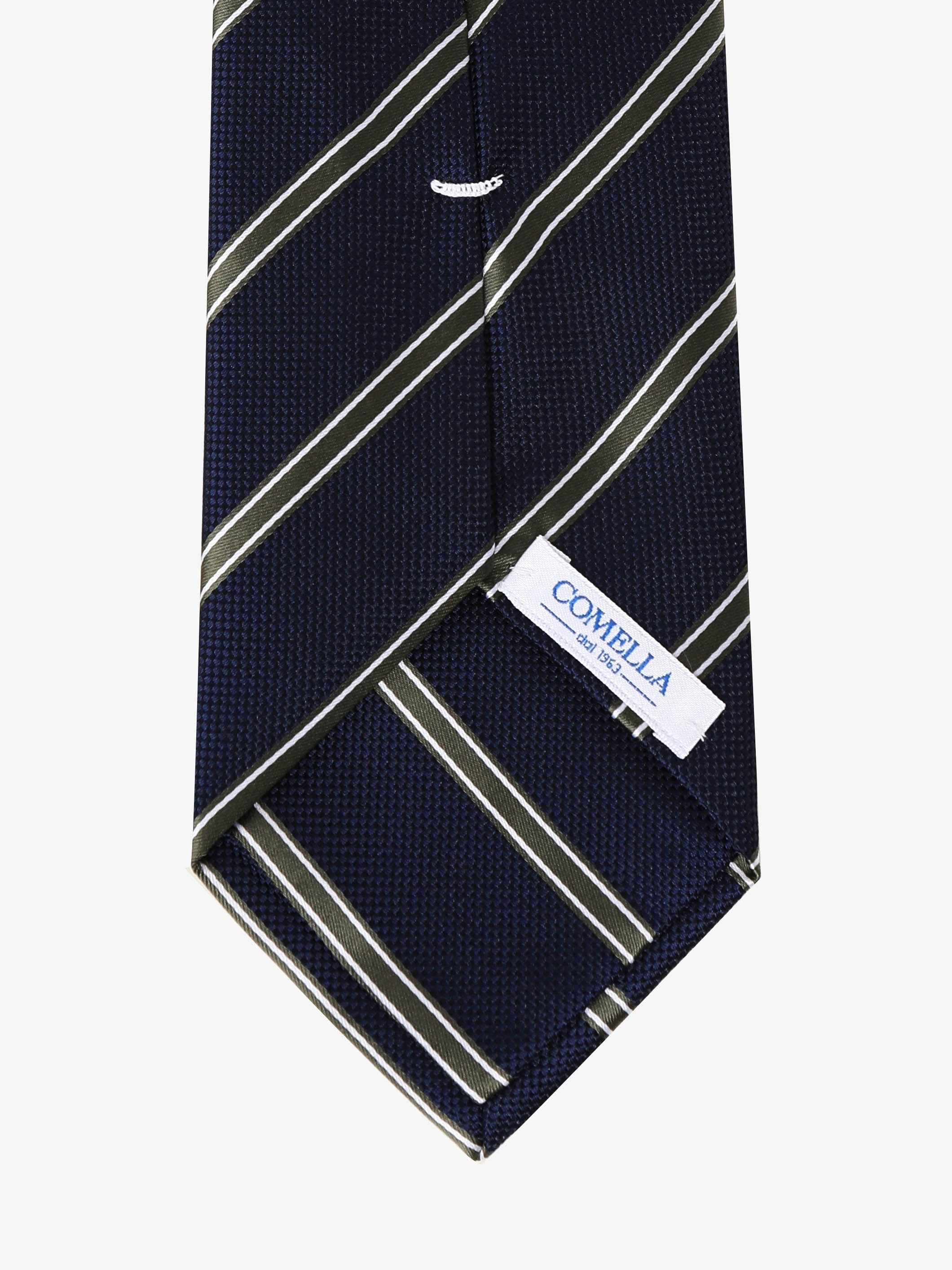 Cravatta Sartoriale - Blu & Verde - Comella Sartoria