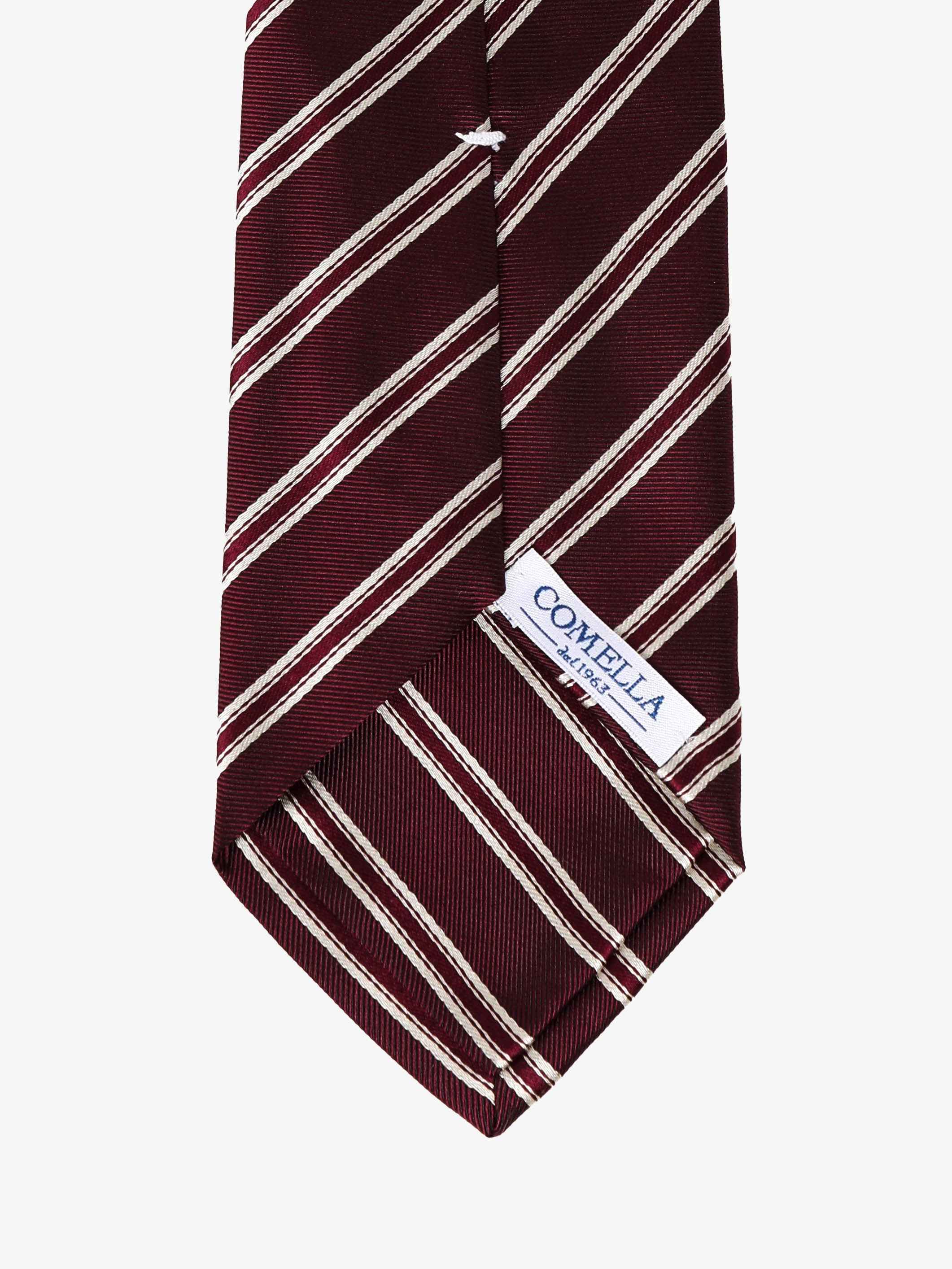 Cravatta Sartoriale - Rossa & Bianca - Comella Sartoria