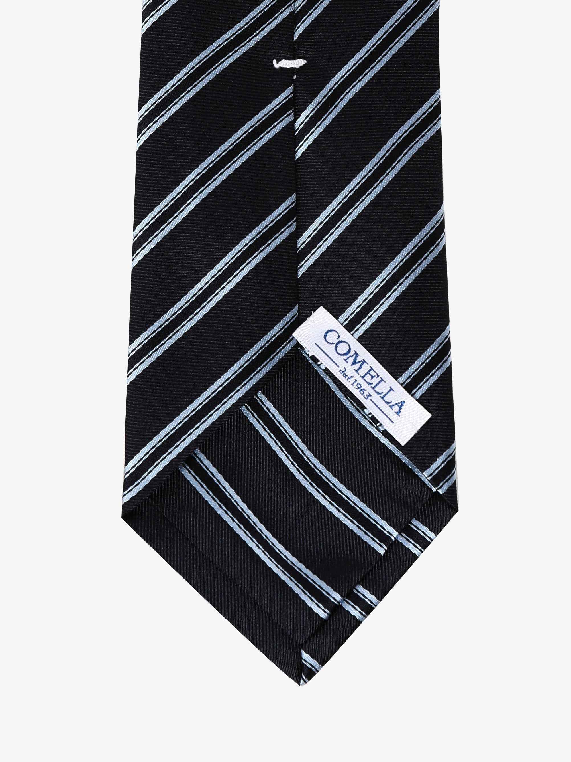 Cravatta a Strisce - Blu - Comella Sartoria