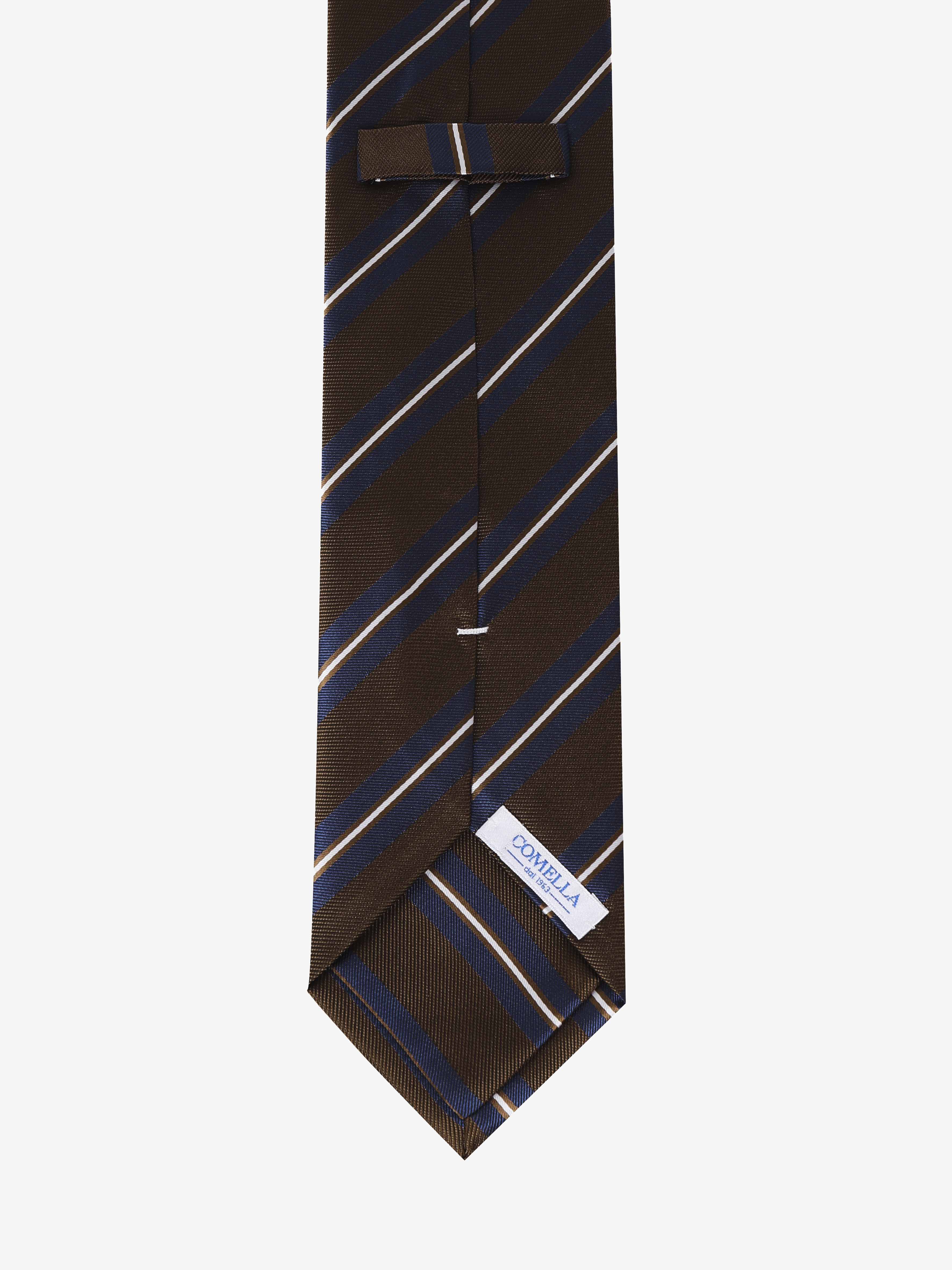Cravatta a Strisce - Blu & Marrone