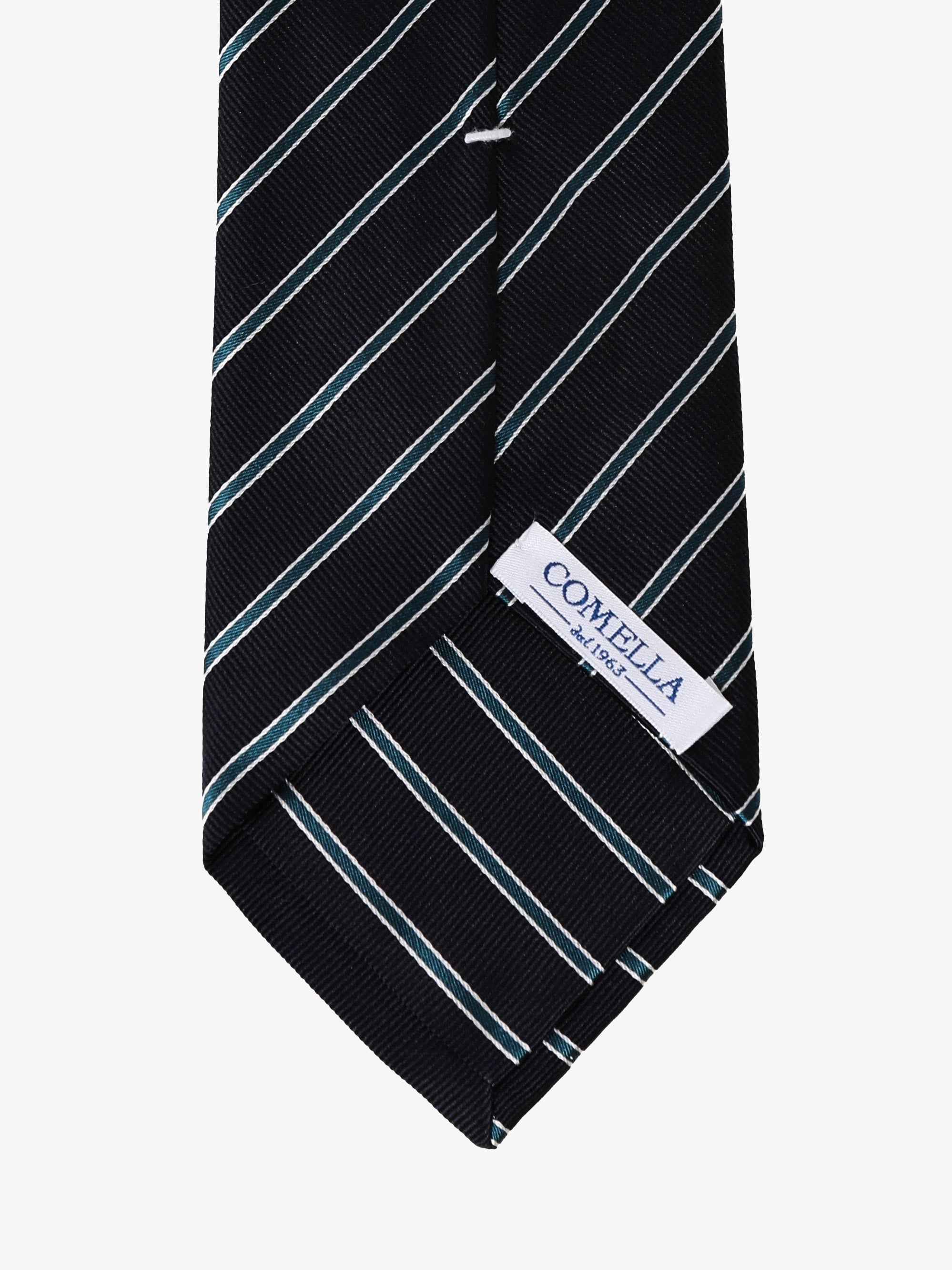 Cravatta a Strisce - Blu - Comella Sartoria