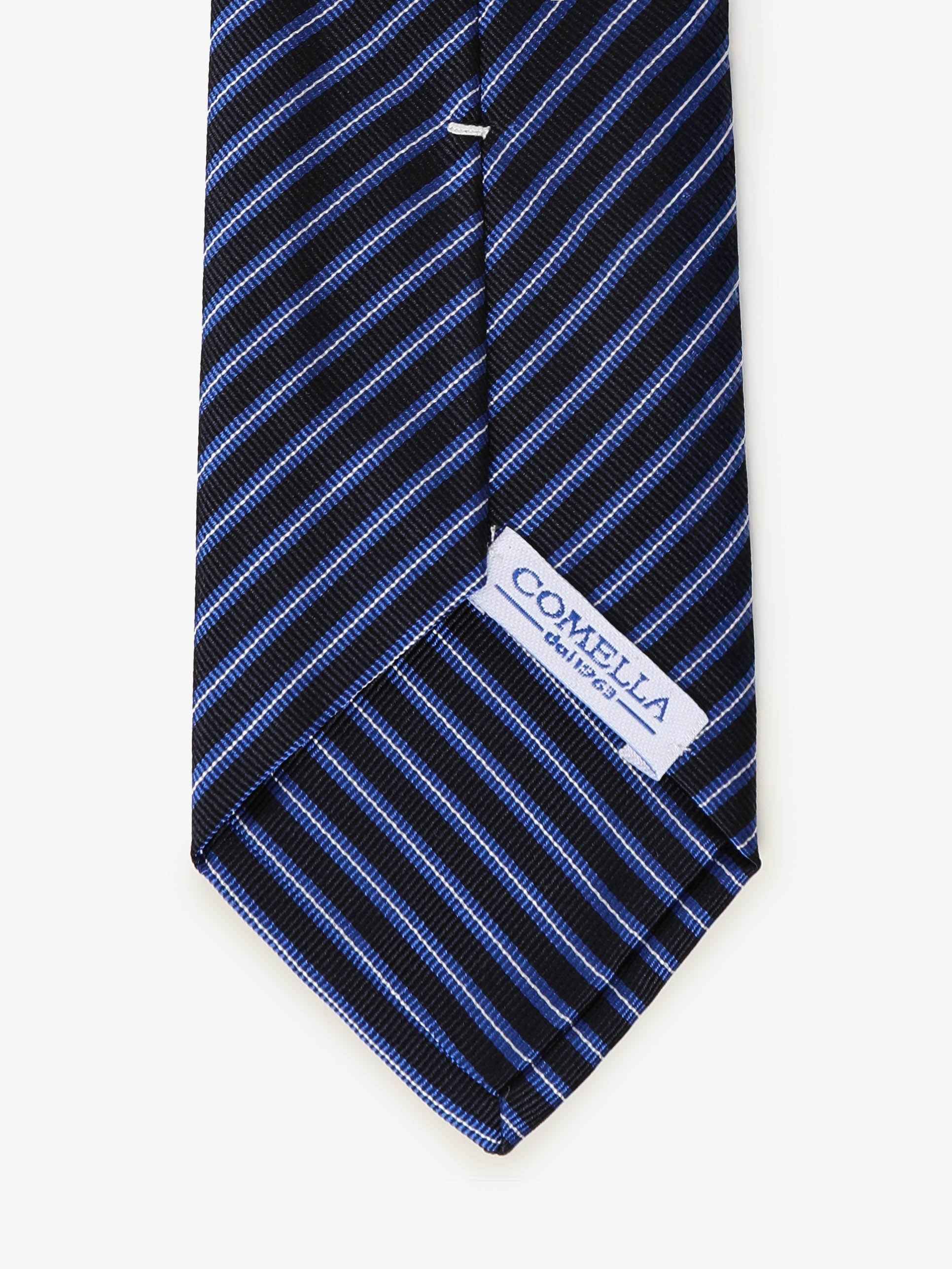 Cravatta a Strisce - Blu - Comella Sartoria