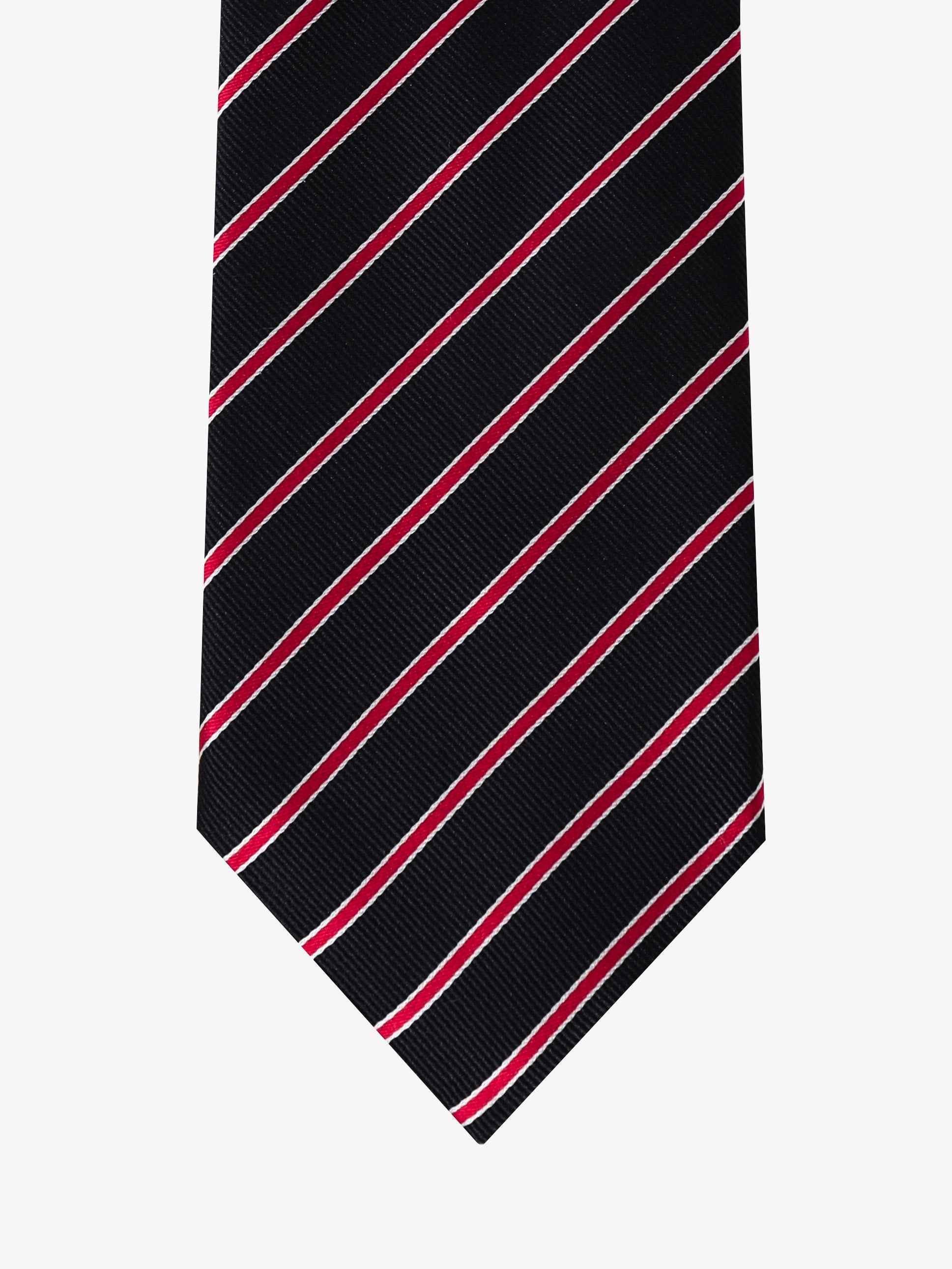 Cravatta a Strisce - Rossa & Blu - Comella Sartoria