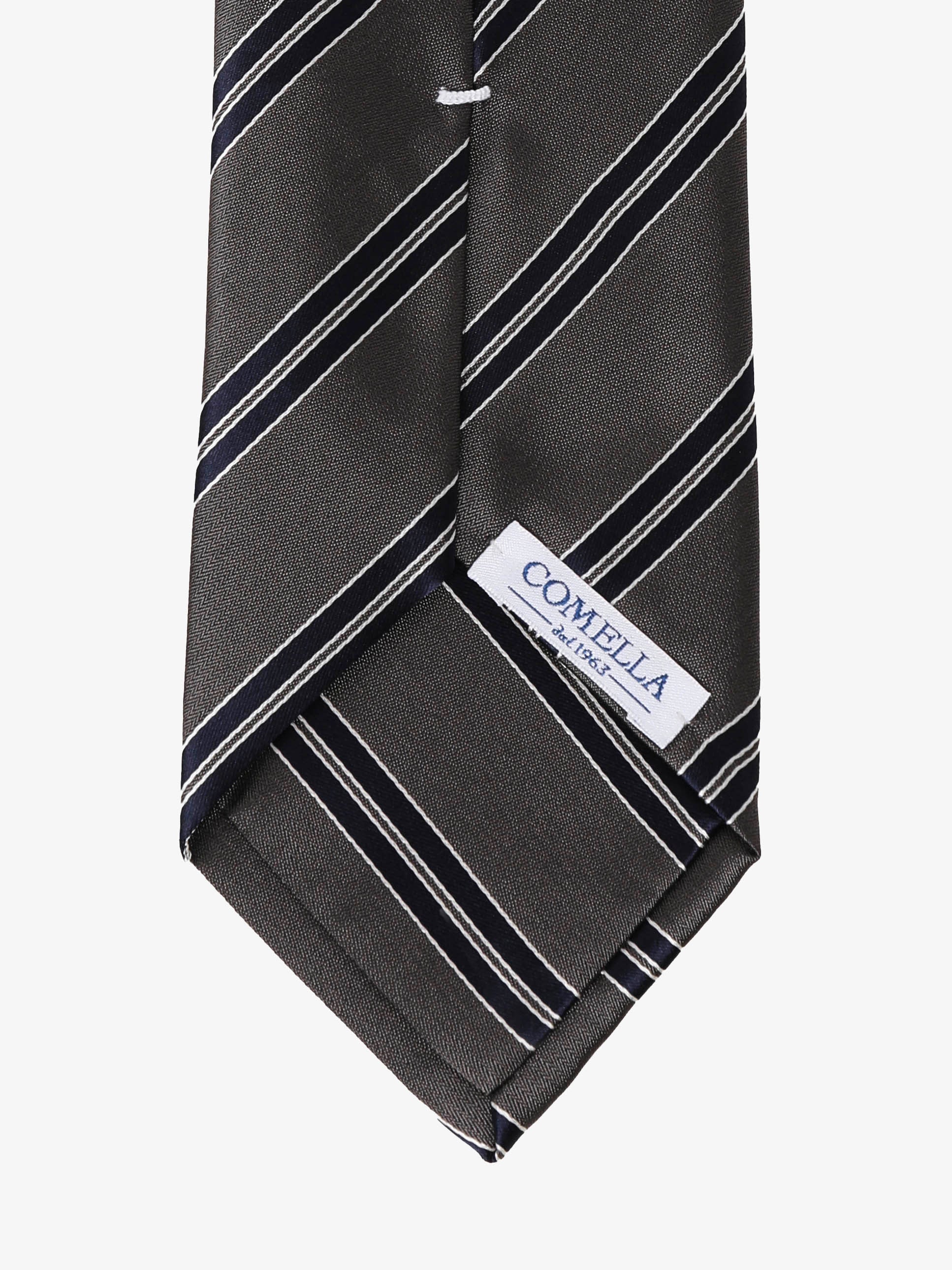 Cravatta a Strisce - Grigia & Blu