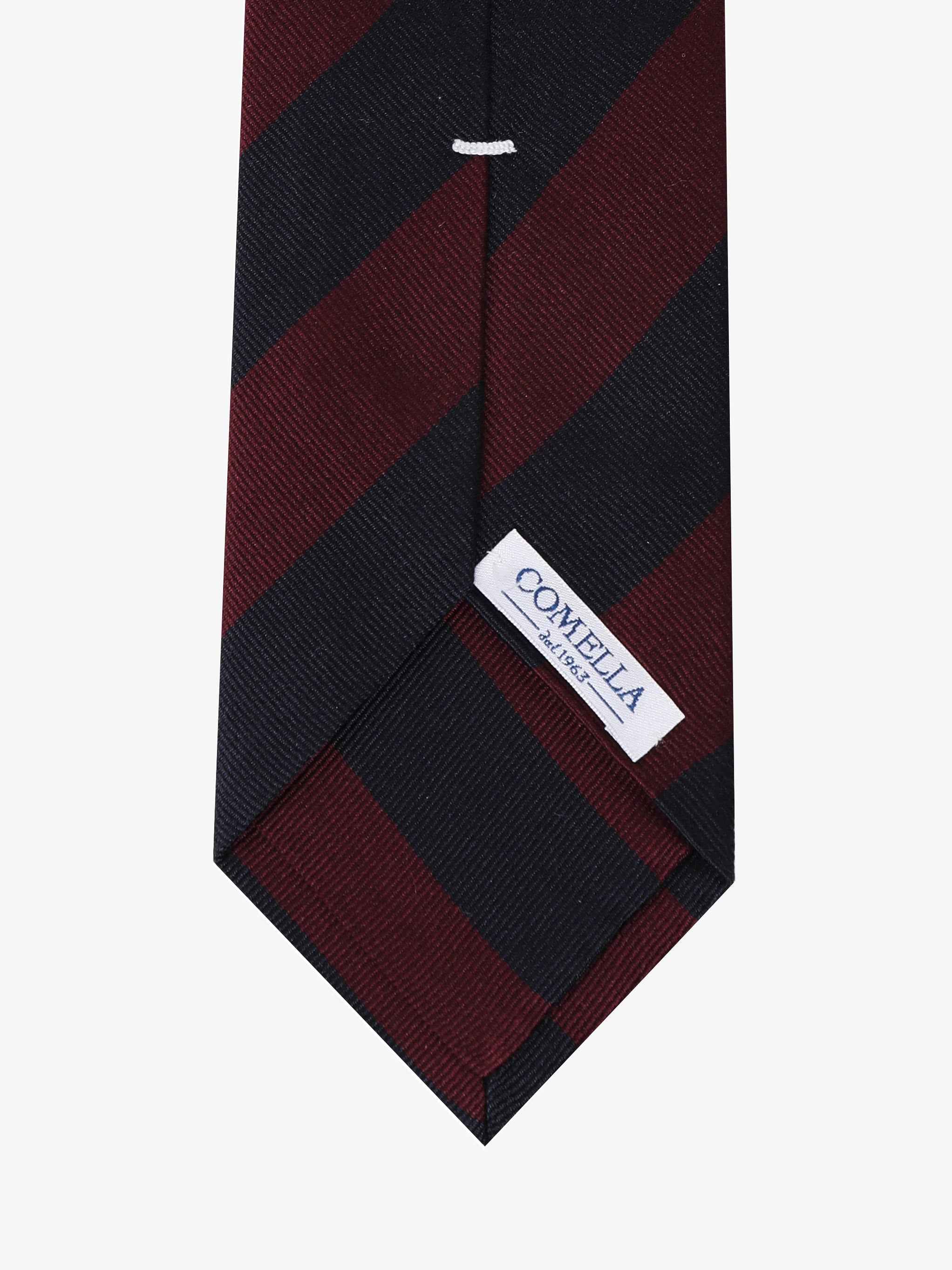 Cravatta a Strisce - Blu & Rossa - Comella Sartoria