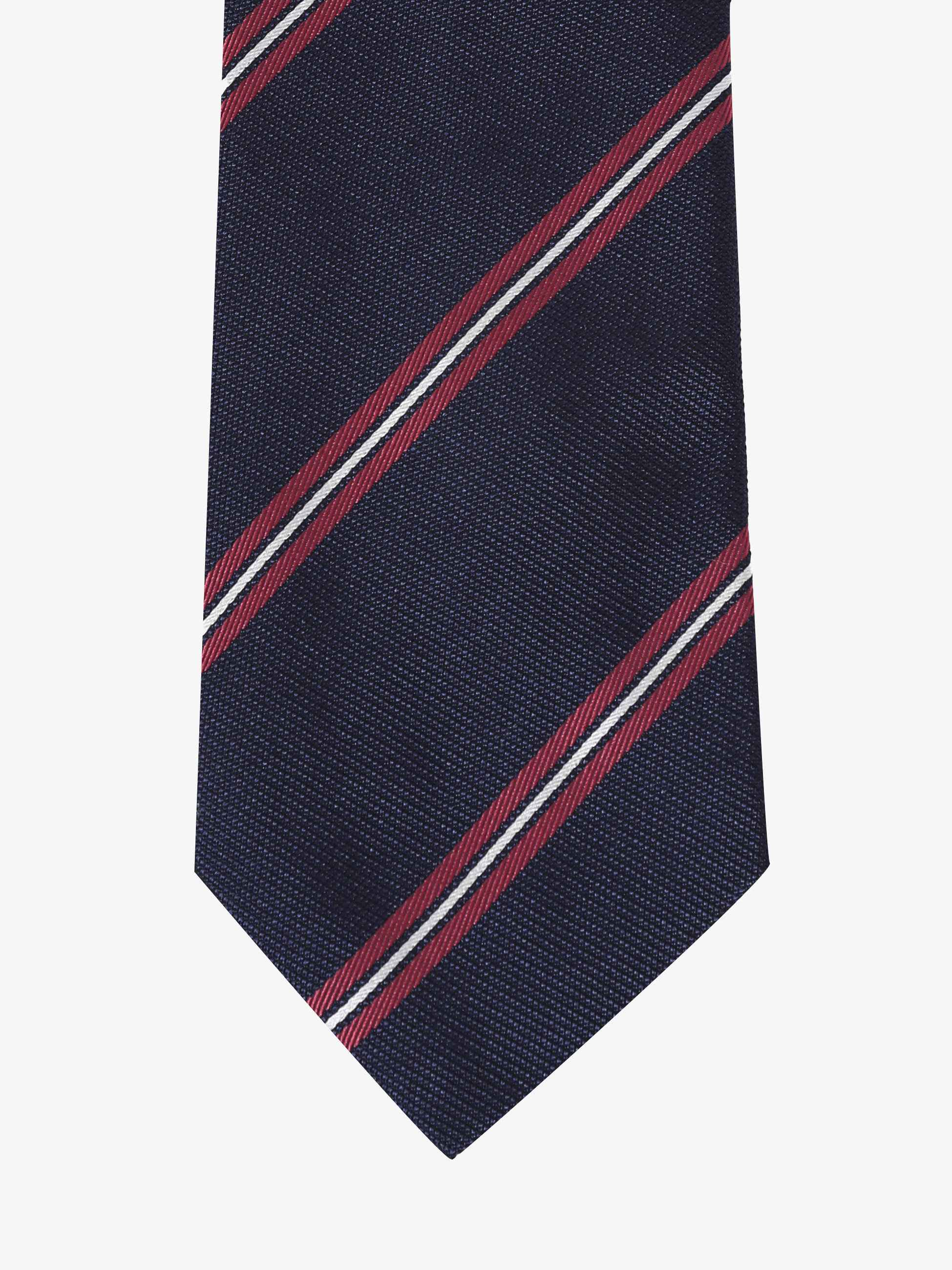 Cravatta a Strisce - Blu & Rossa - Comella Sartoria