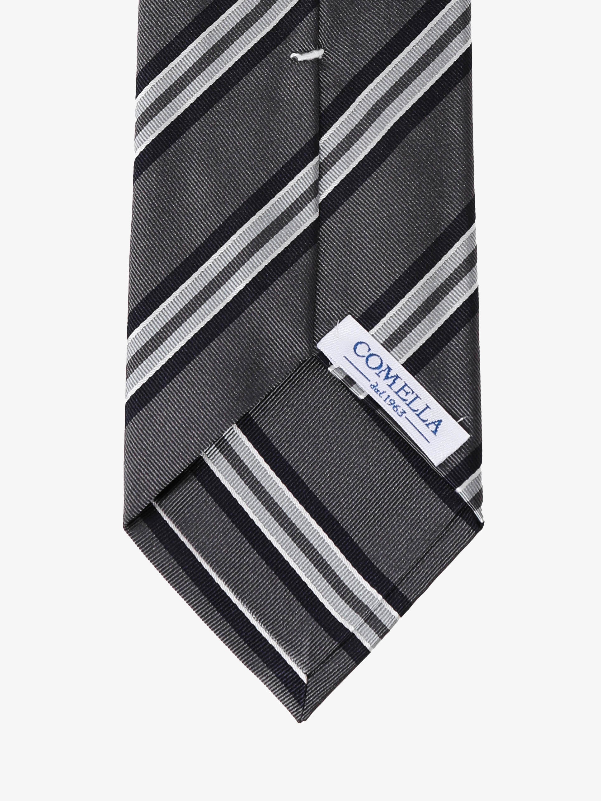 Cravatta a Strisce - Blu & Grigia