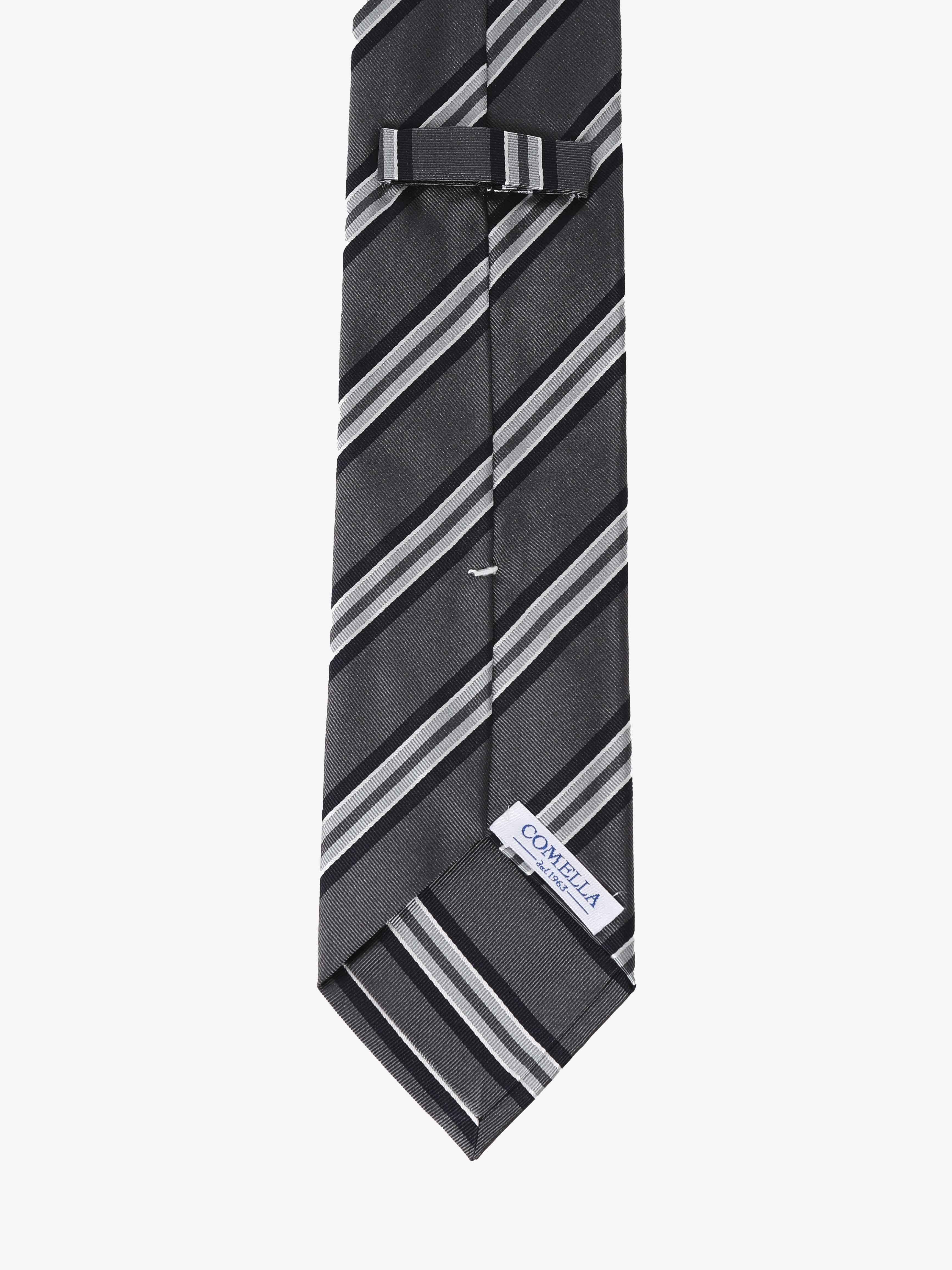 Cravatta a Strisce - Blu & Grigia