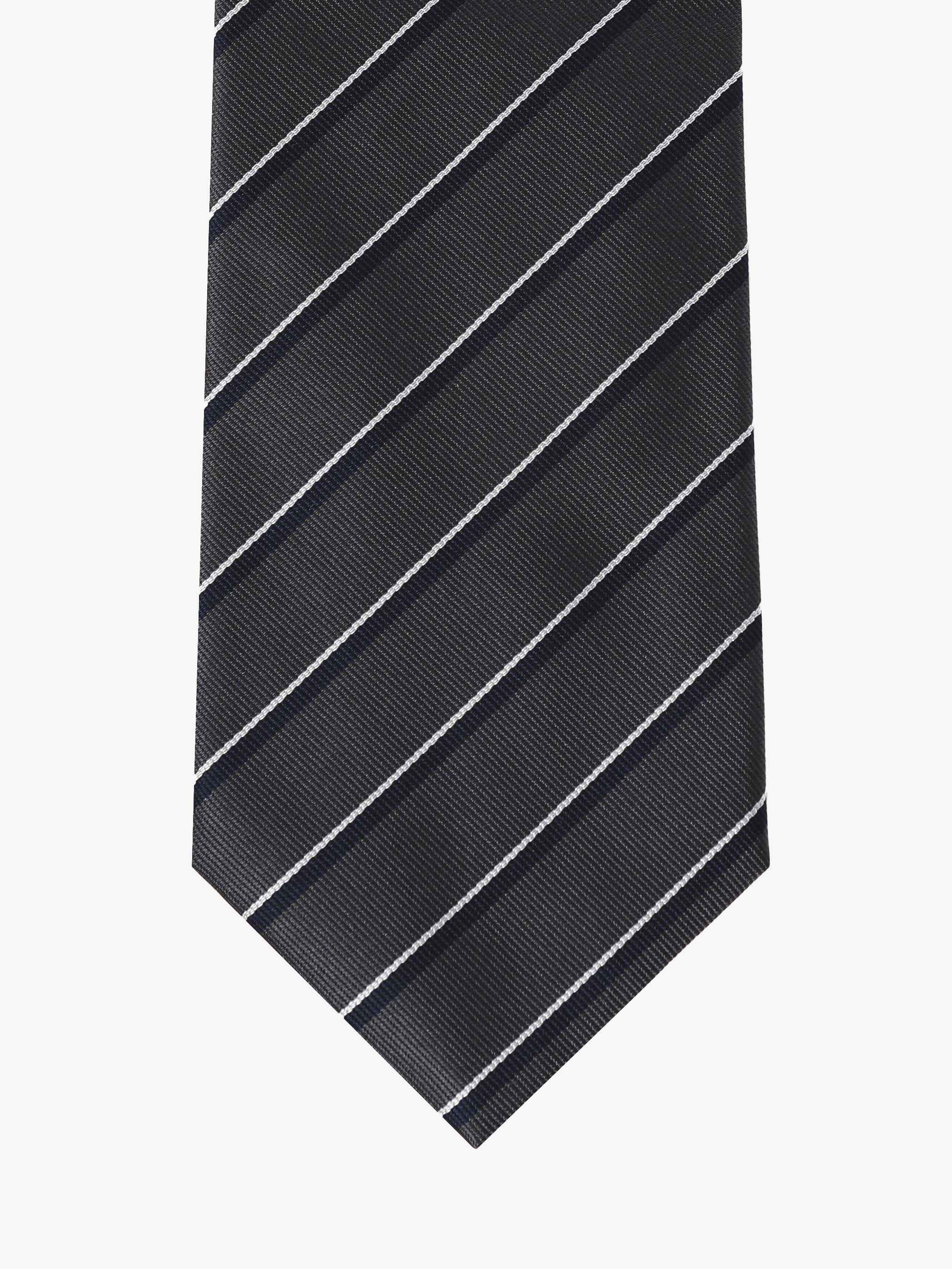 Cravatta a Strisce - Blu & Grigia - Comella Sartoria