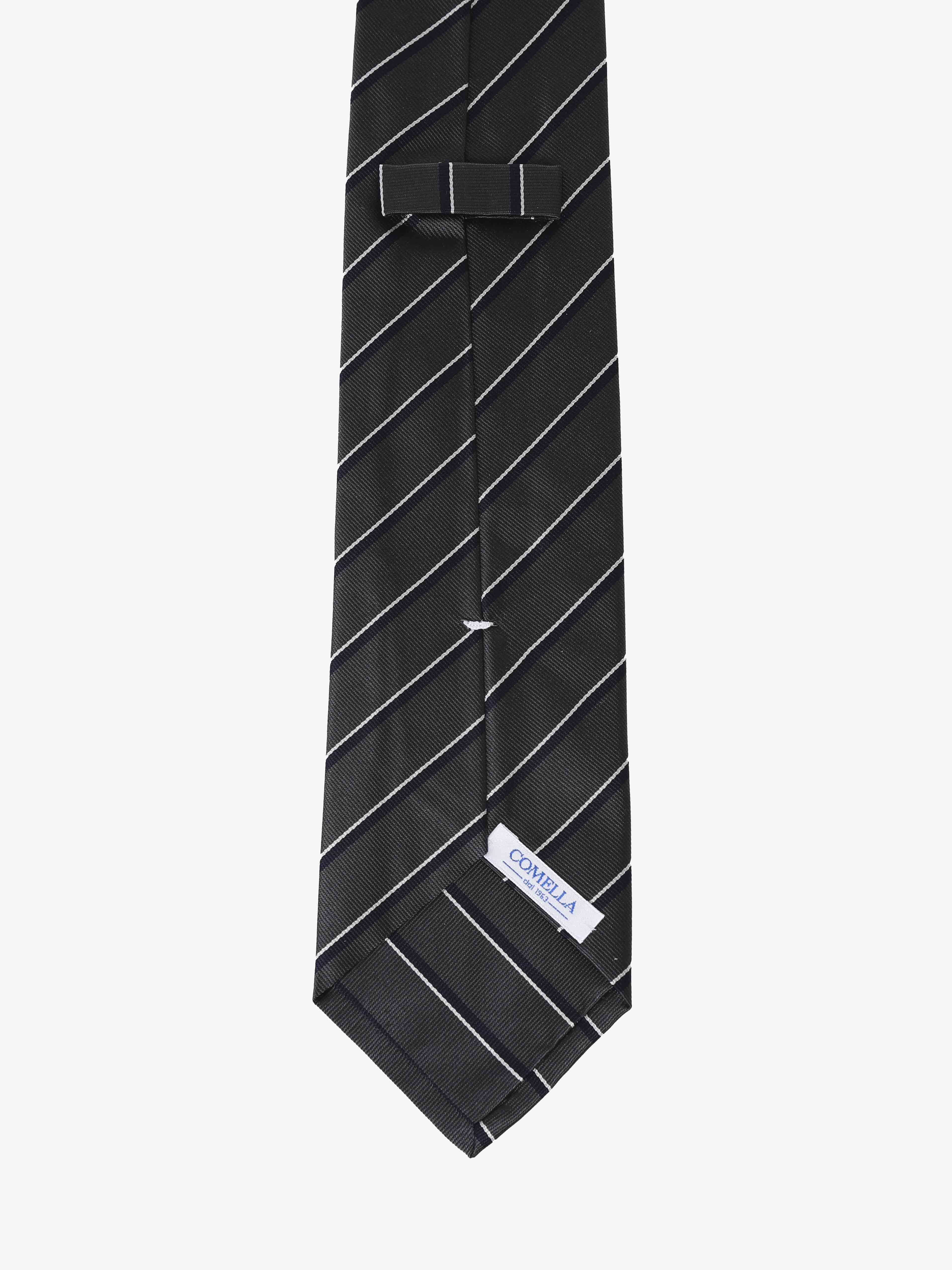 Cravatta a Strisce - Blu & Grigia