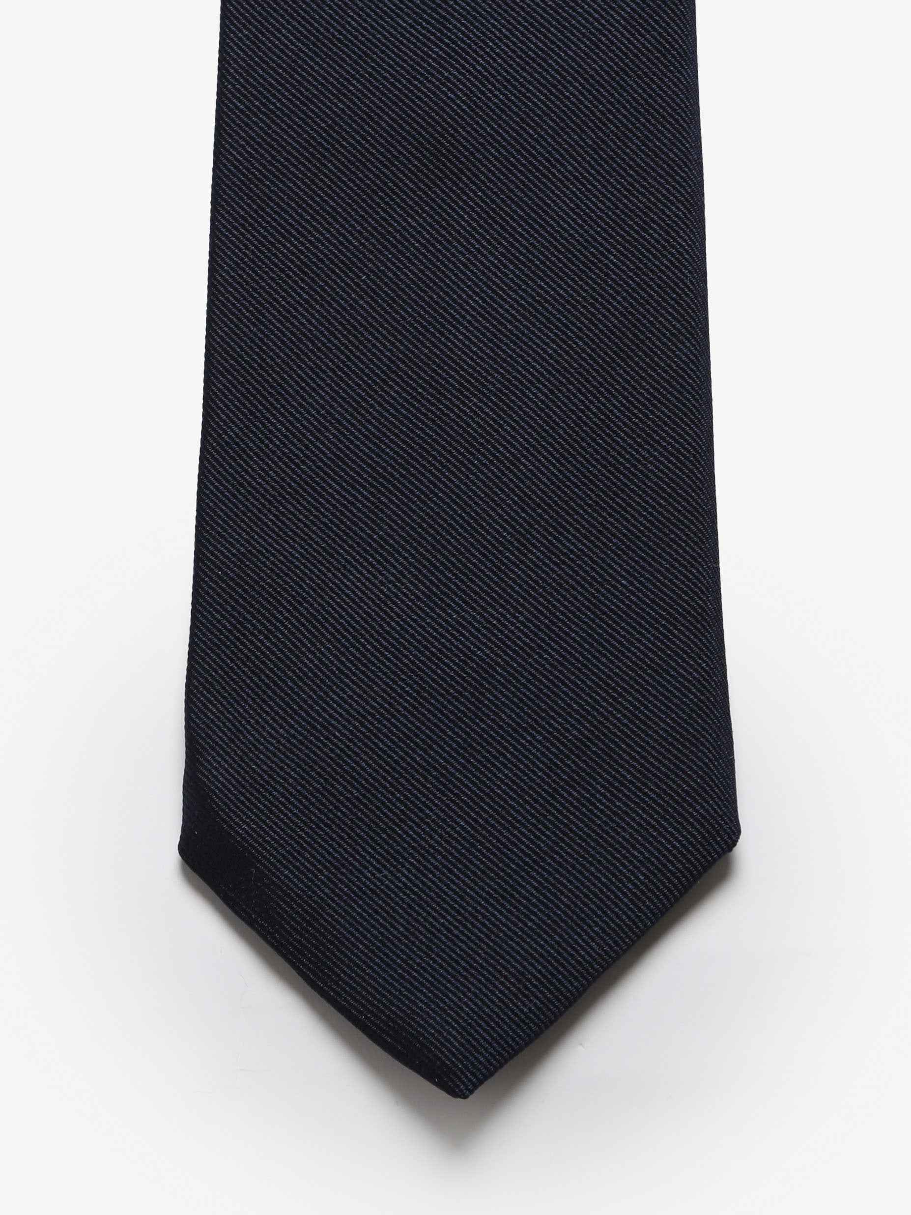 Cravatta sartoriale Pulcinella - Blu Scuro