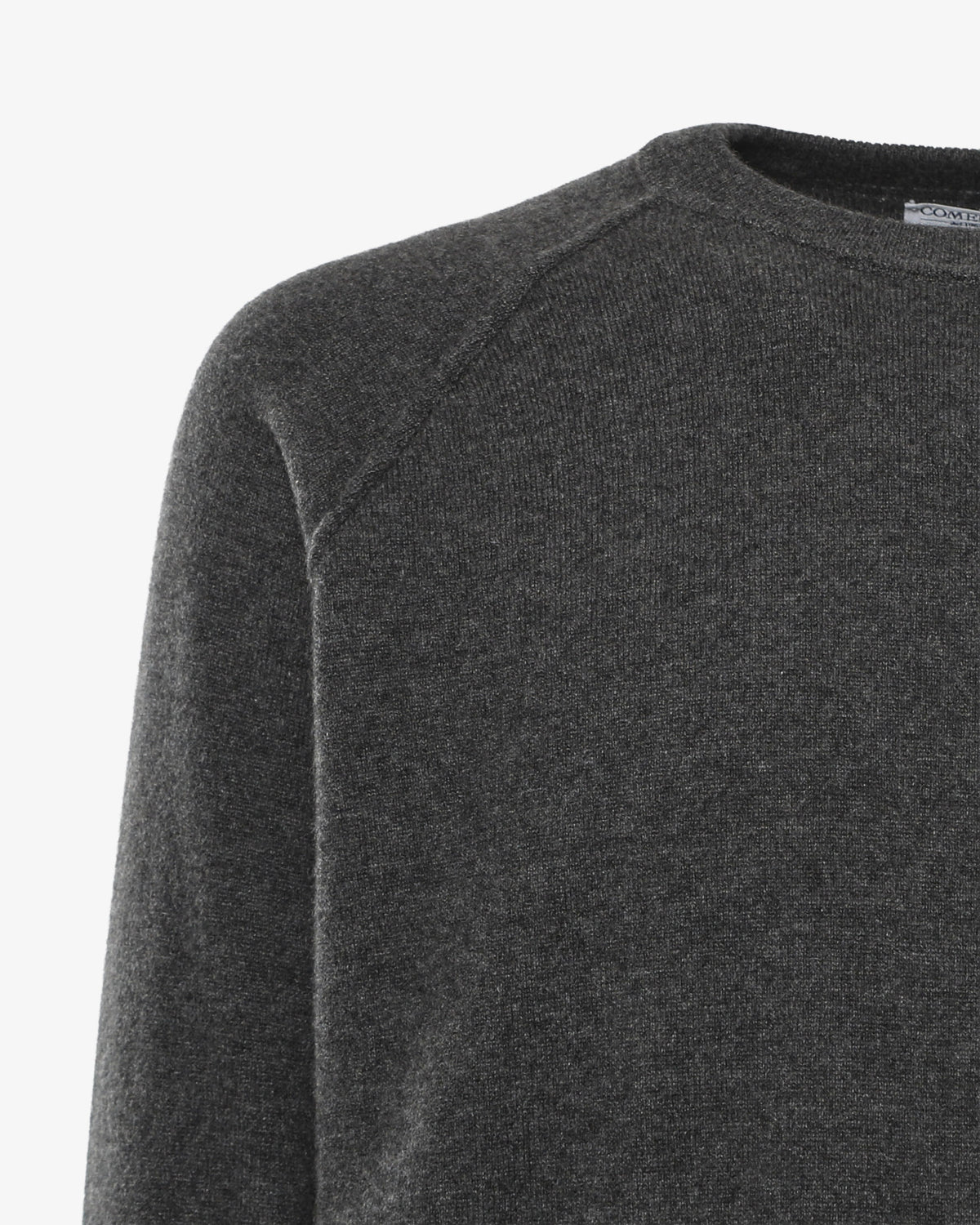 Girocollo taglio felpa in cashmere - Comella Sartoria
