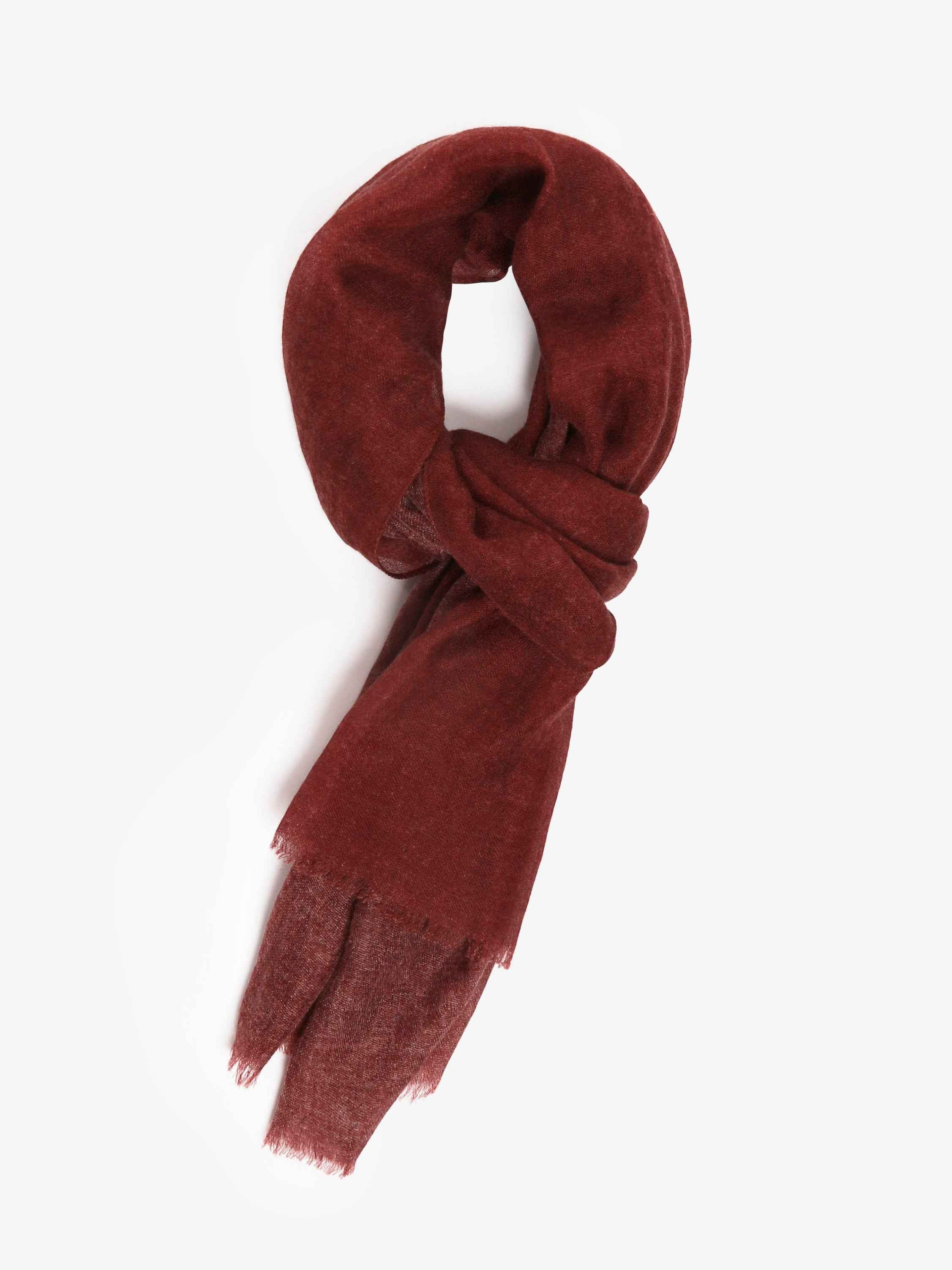 Sciarpa Cashmere 100% Mongolia - Rossa