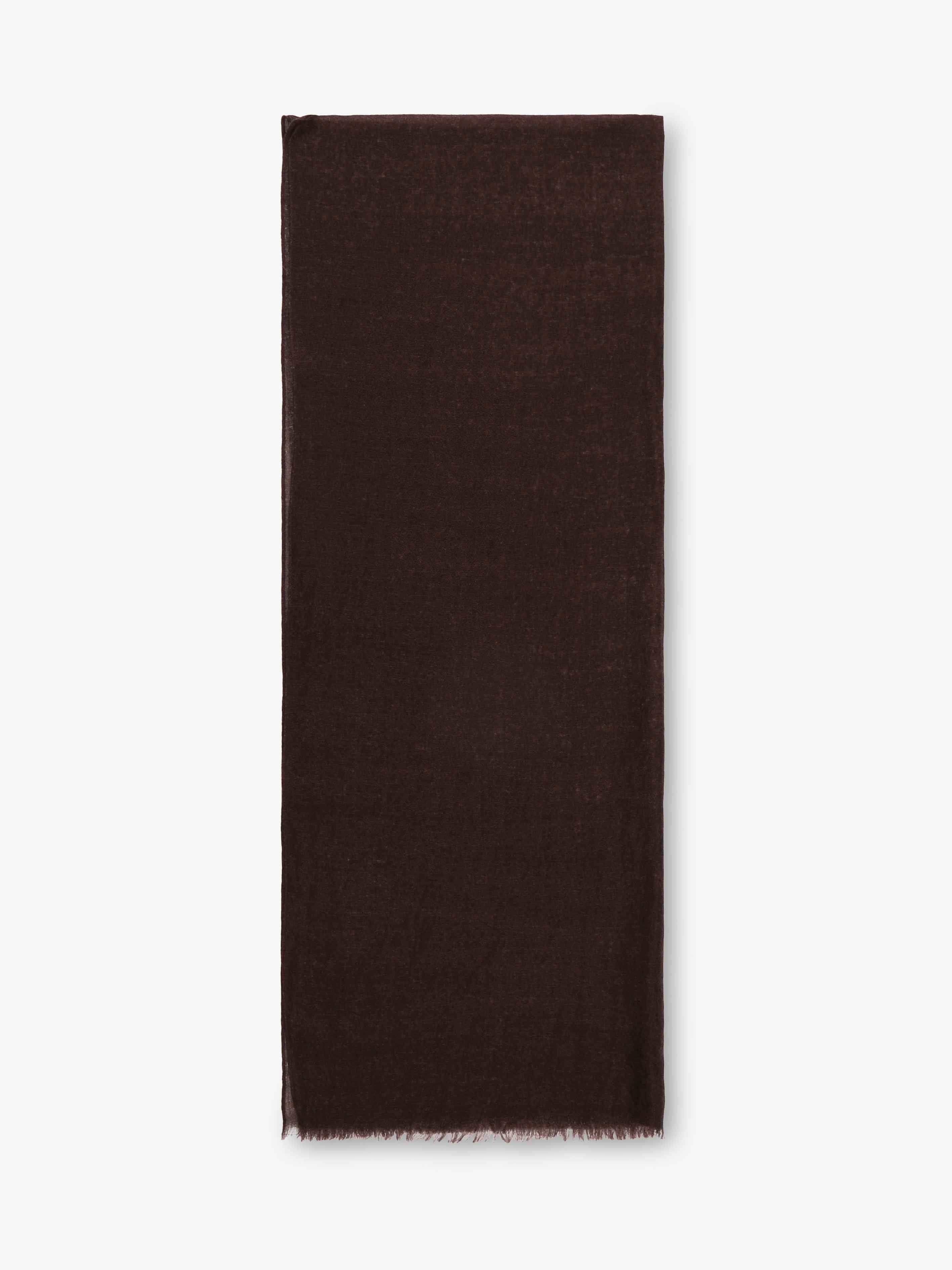 Sciarpa Cashmere 100% Mongolia - Marrone
