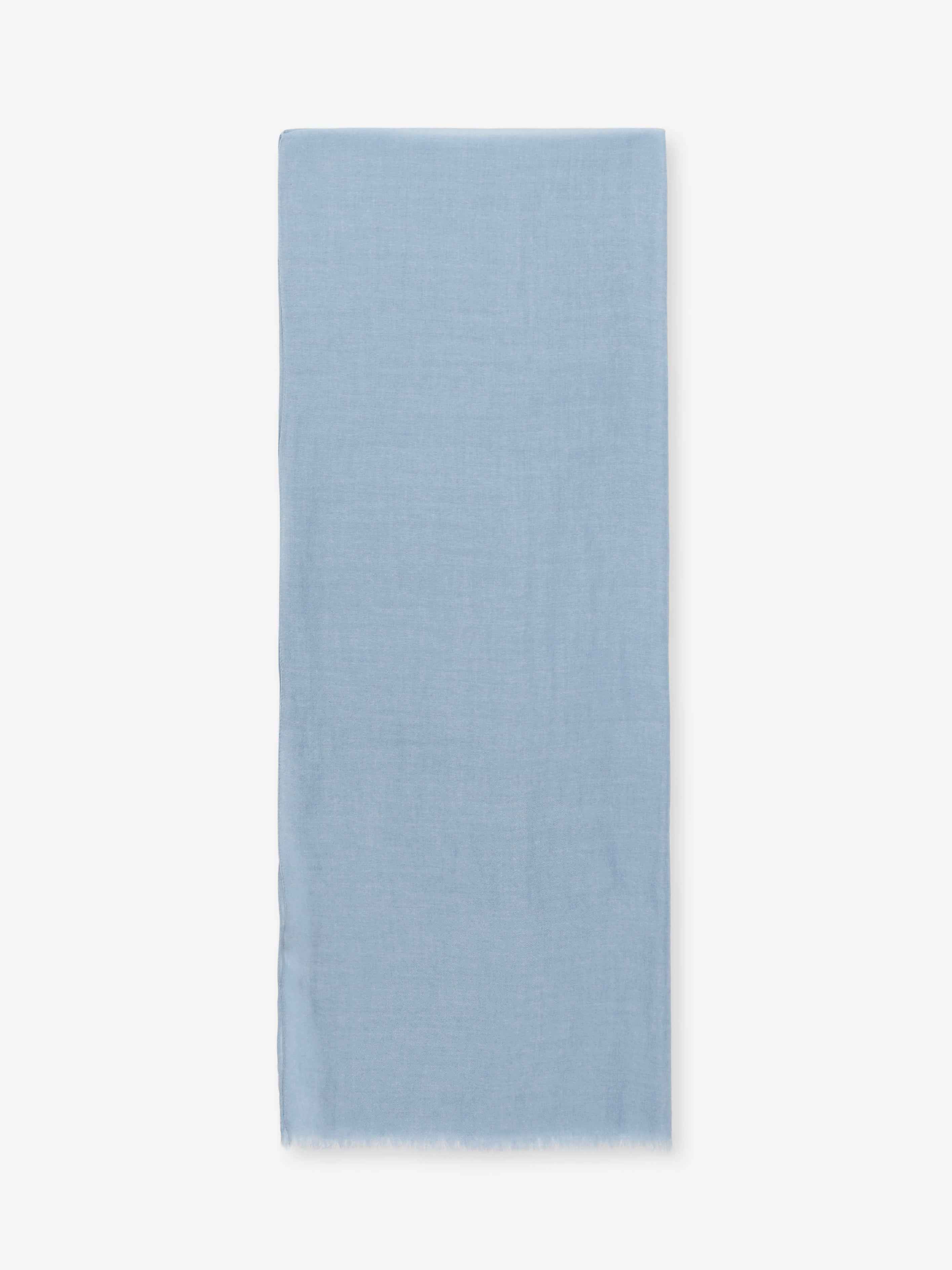 Sciarpa Cashmere 100% Mongolia - Azzurra