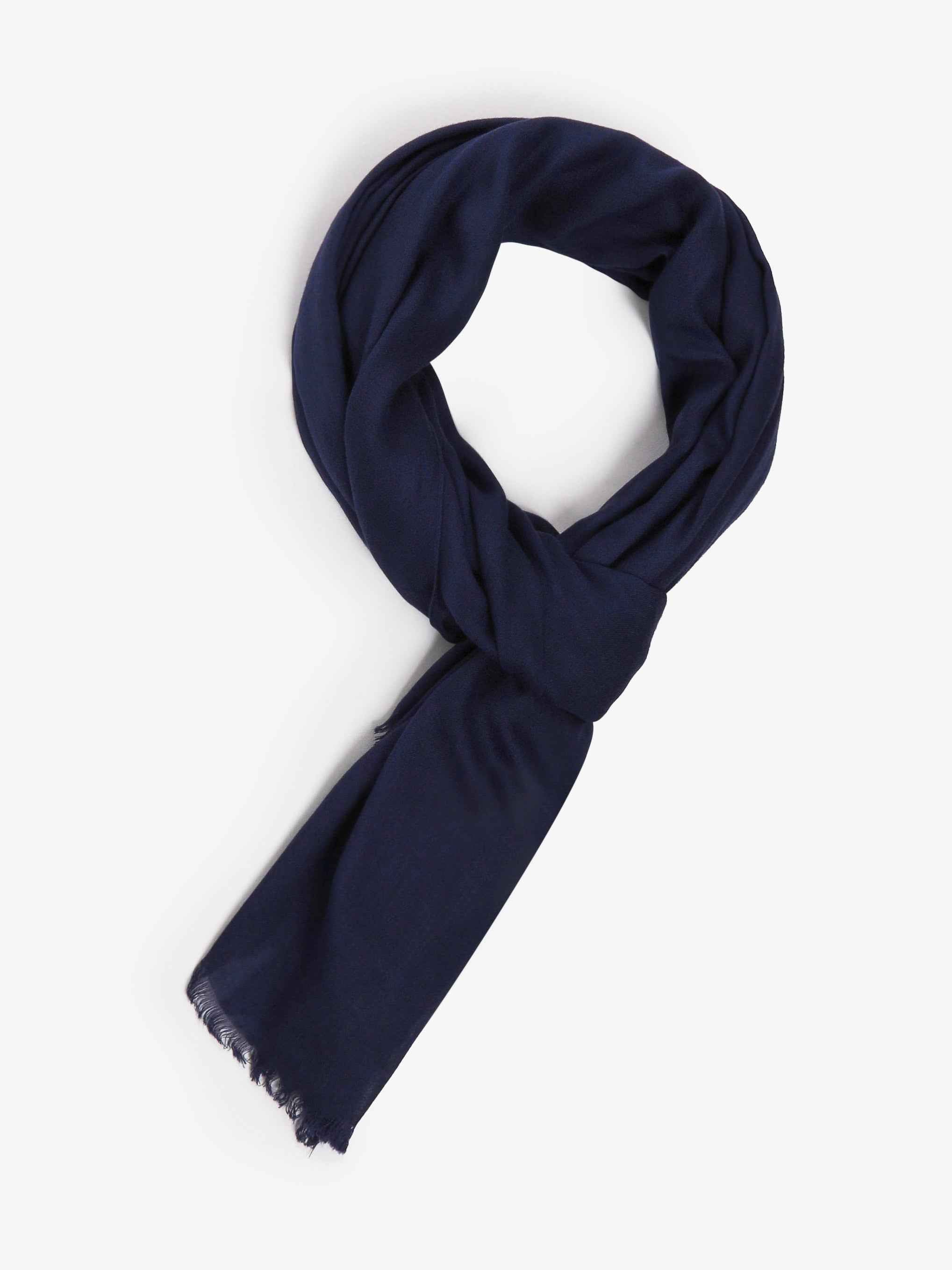 Sciarpa Misto Cashmere - Blu