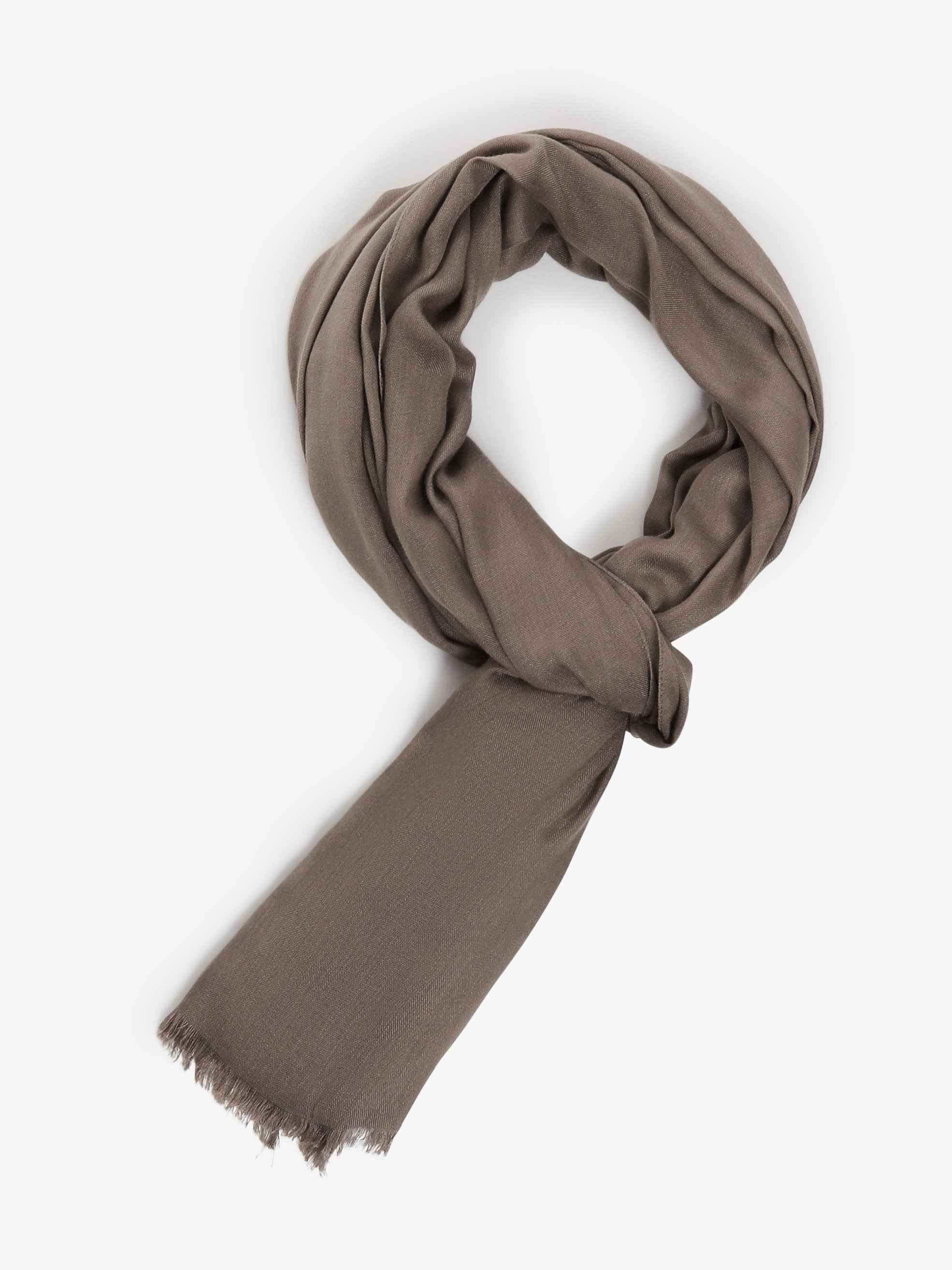 Sciarpa Misto Cashmere - Marrone