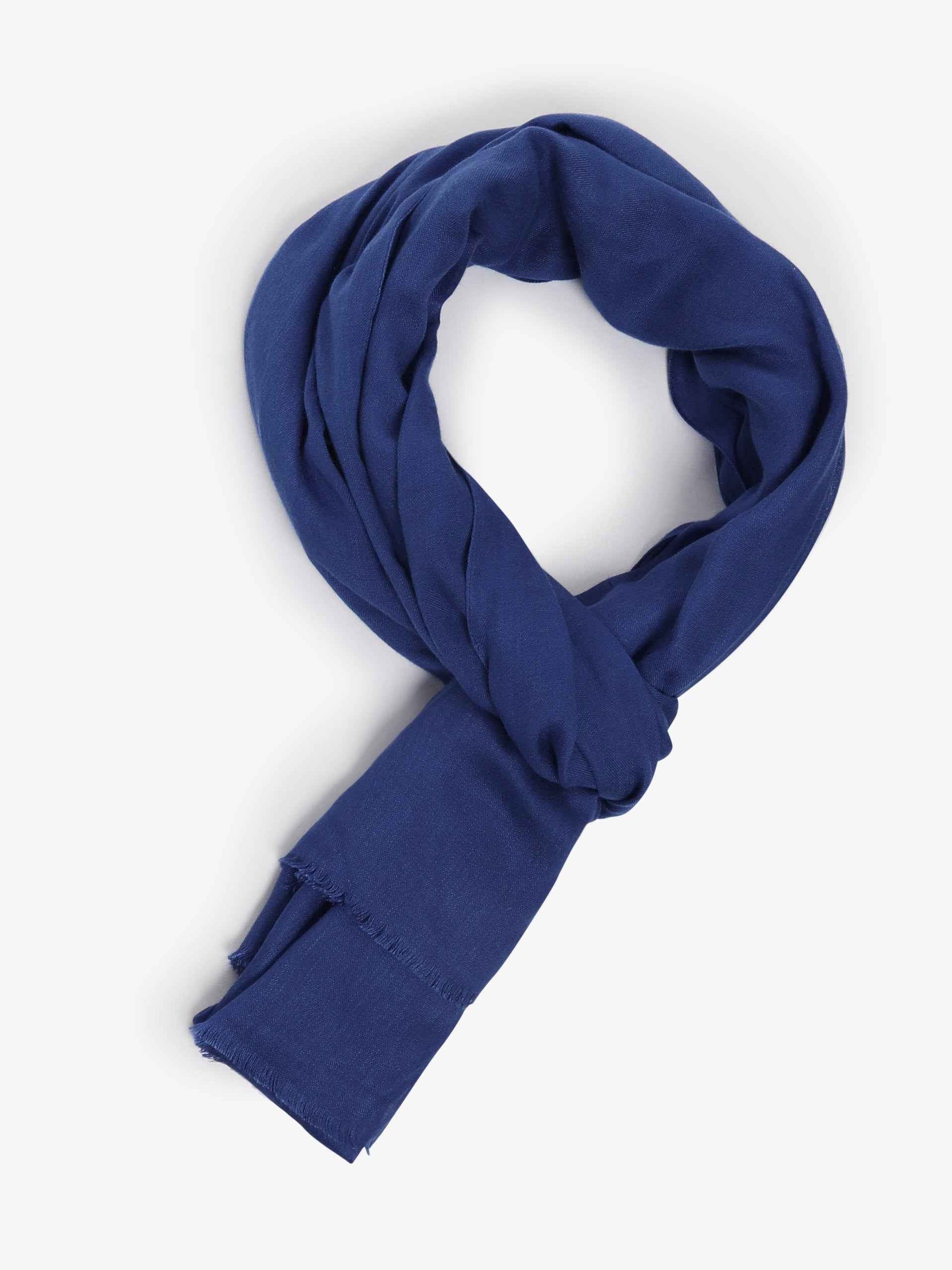 Sciarpa Misto Cashmere - Blu