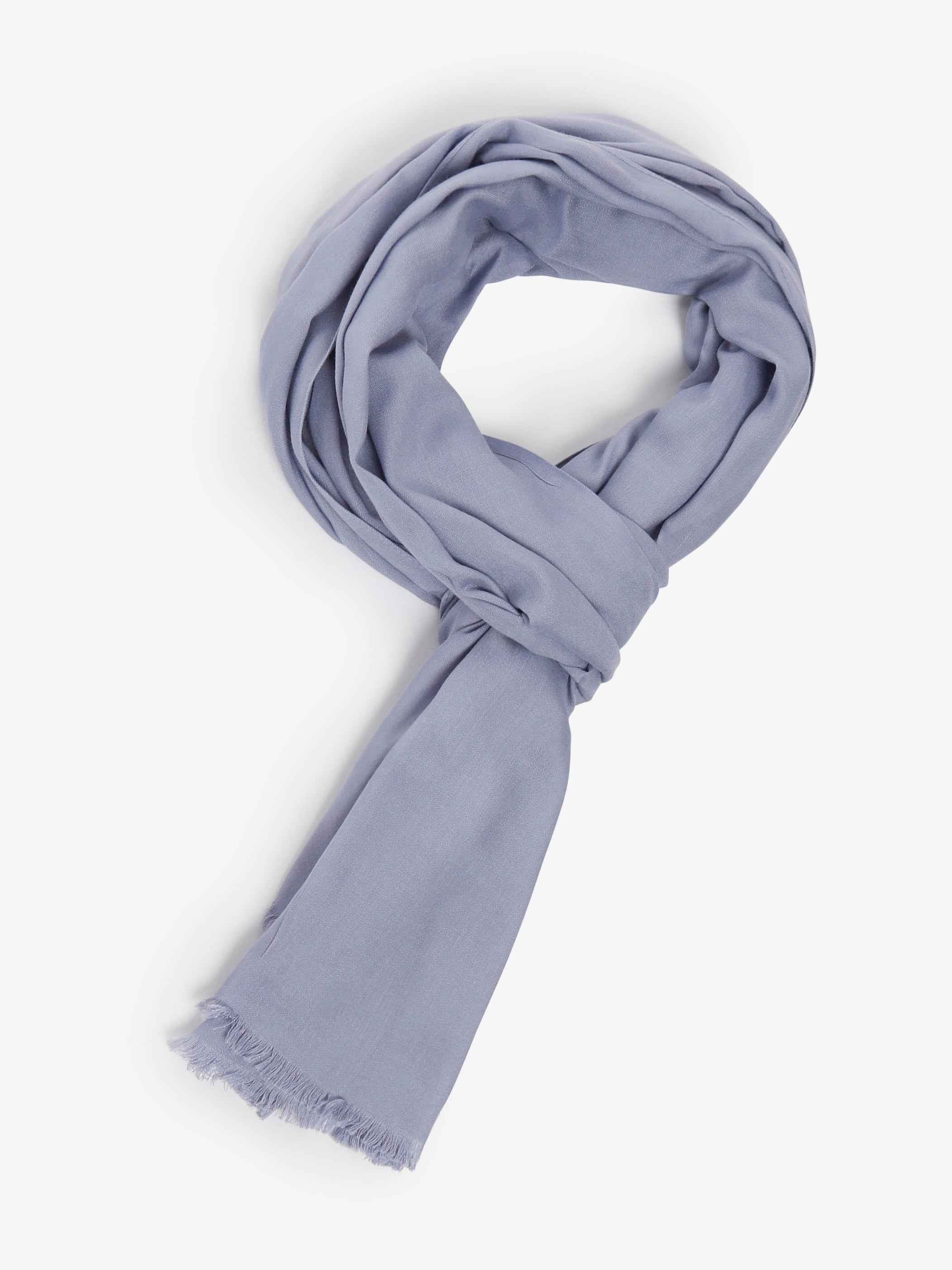 Sciarpa Misto Cashmere - Blu