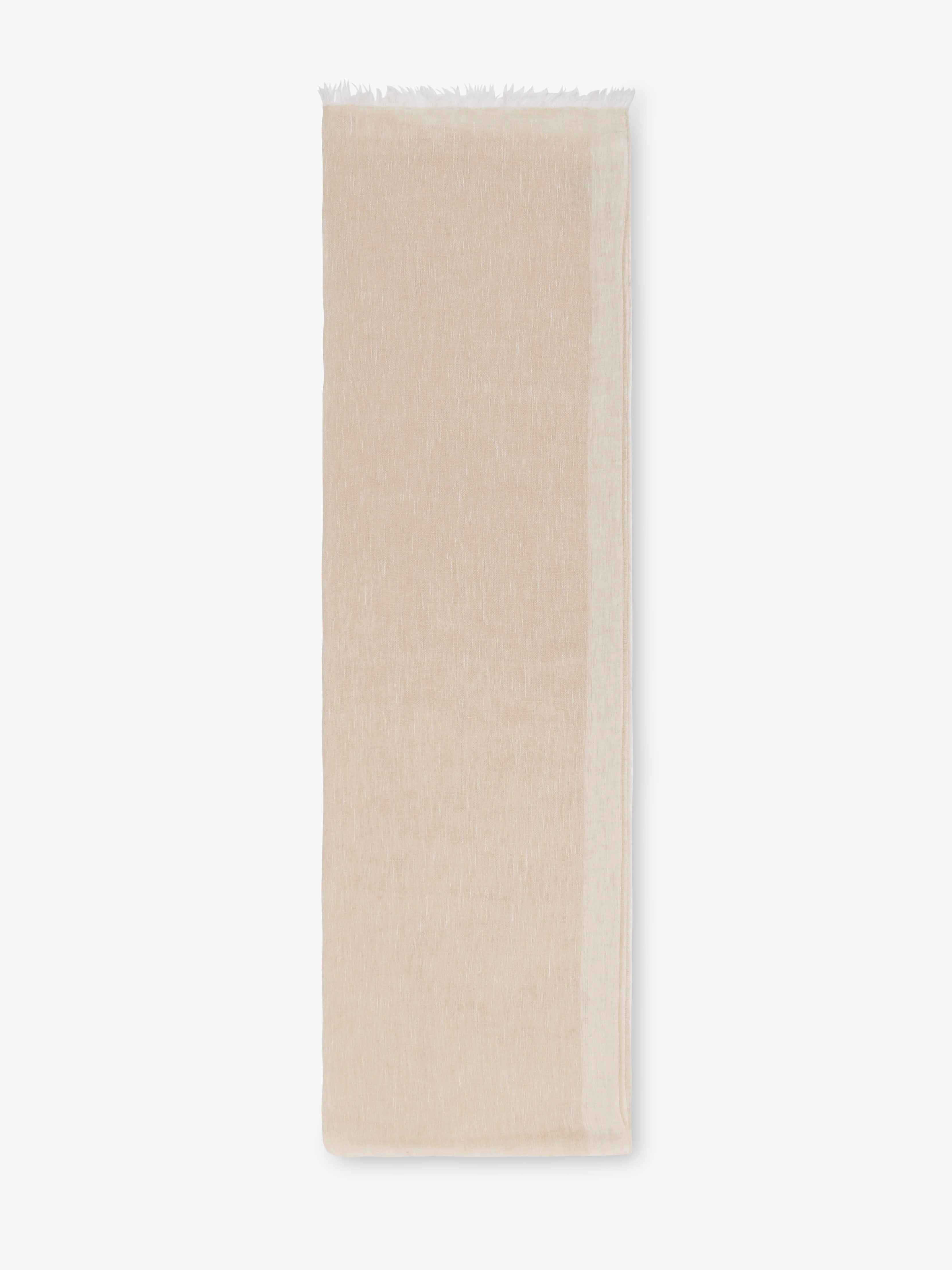 Sciarpa in Lino - Beige