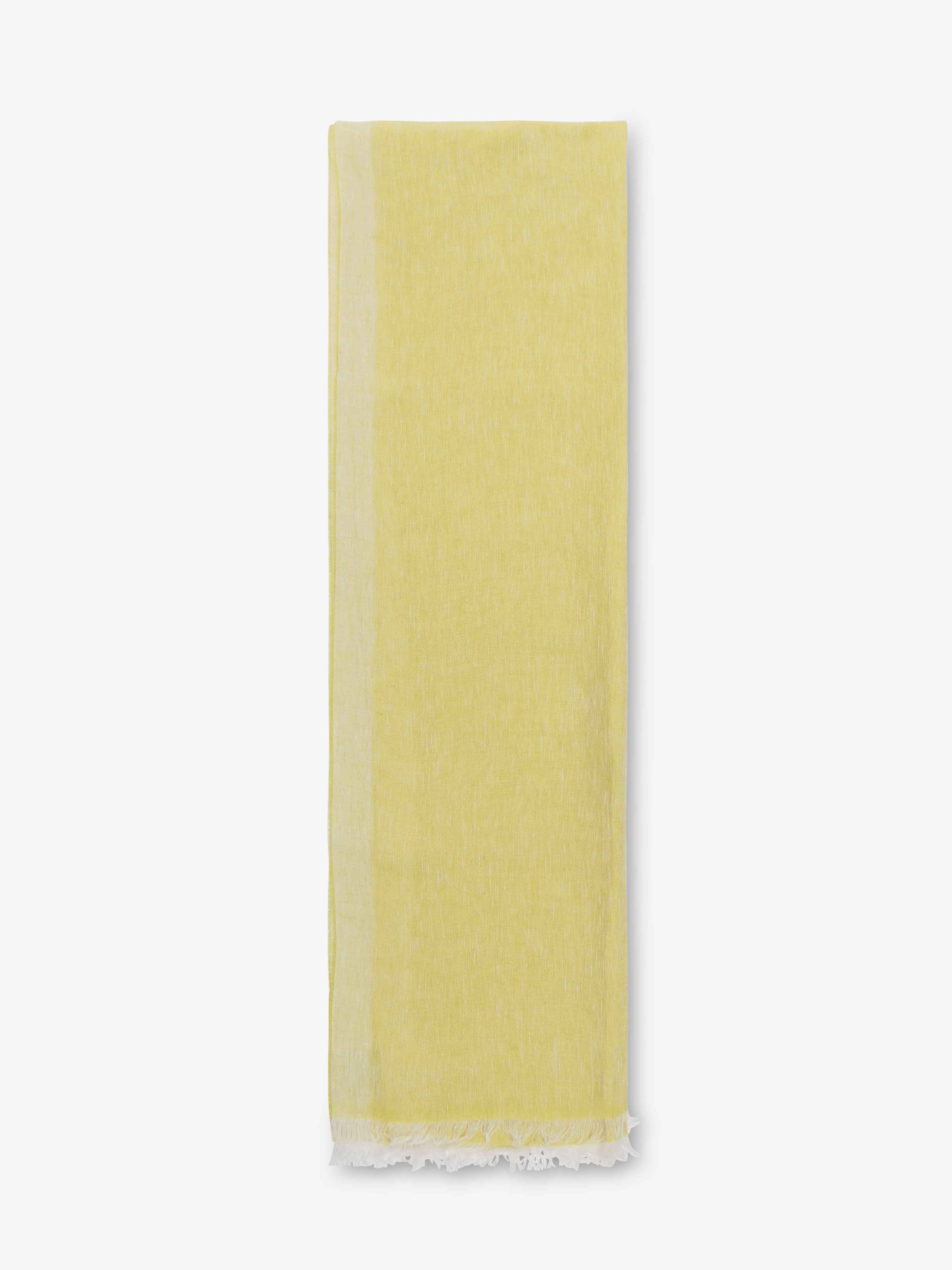 Sciarpa in Lino - Gialla